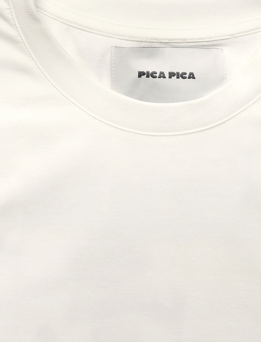 Pica Pica - ALL SLOPES RESERVED - lühikeste varrukatega t-särgid - creme white - 2