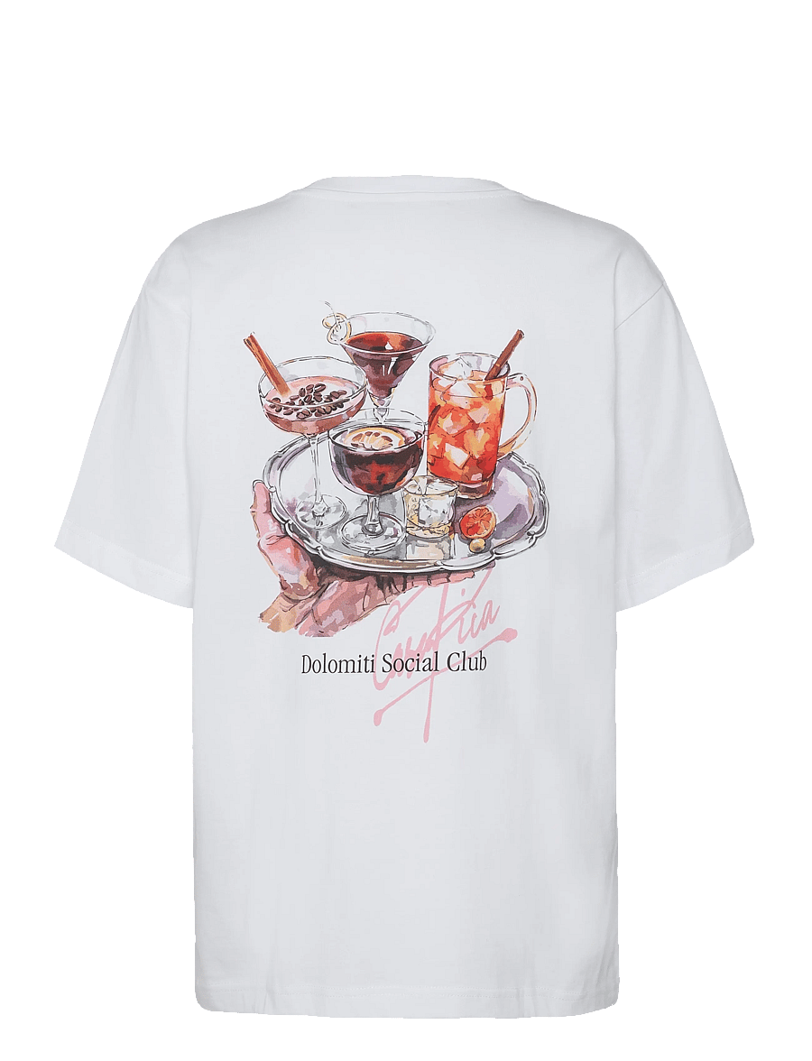 Pica Pica - DRINKS ARE SERVED - kurzärmelige t-shirts - white - 1
