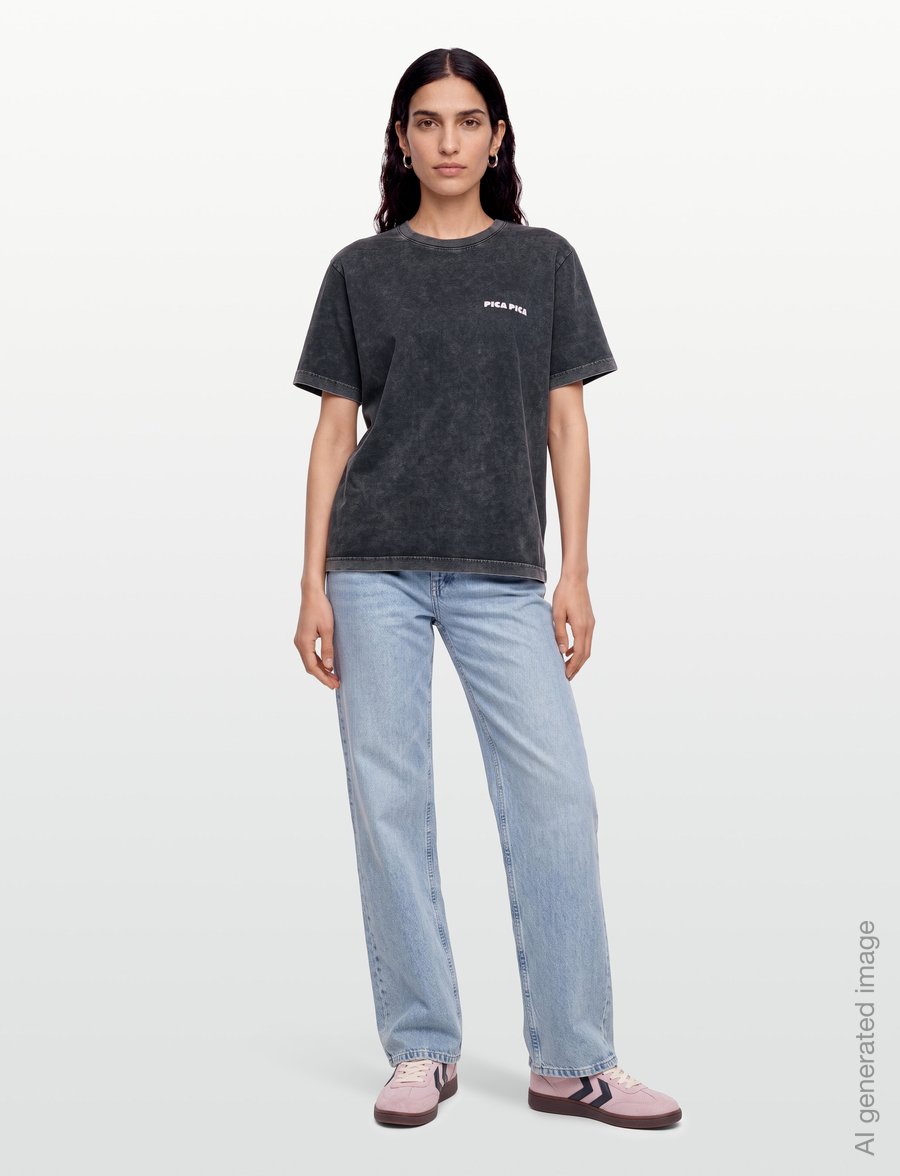 Pica Pica - CHATEAU MARMAROLE - kortermede t-skjorter - washed black - 4