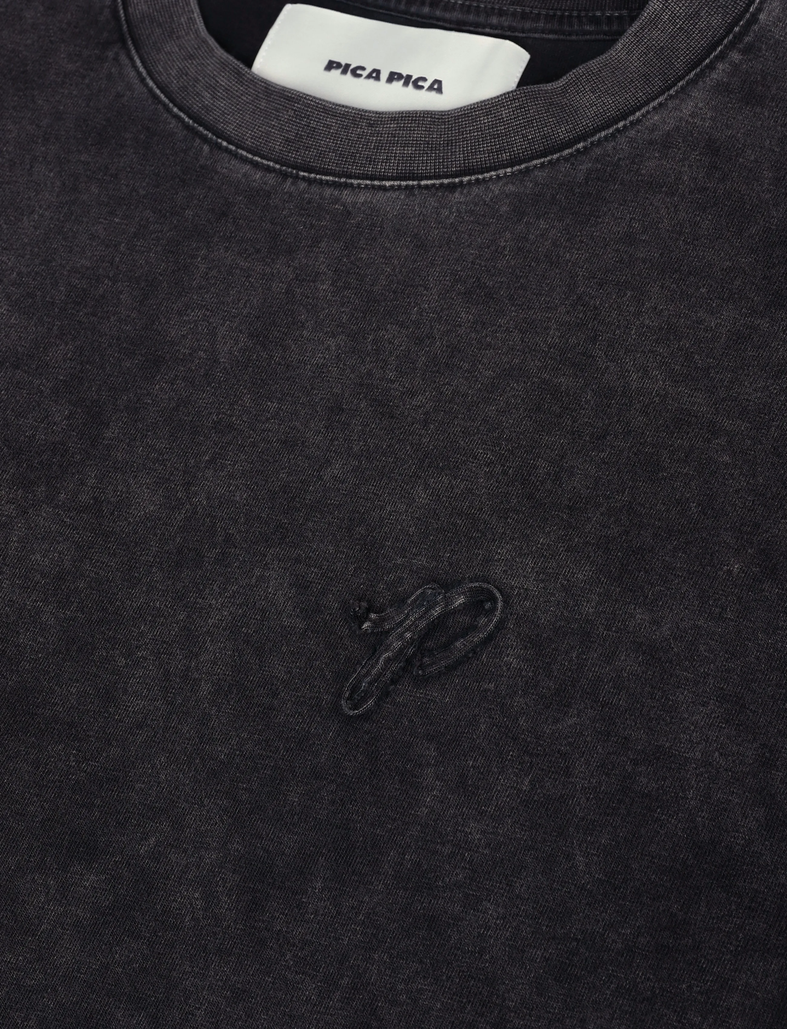 Pica Pica - PICA PICA SKI CLUB - short-sleeved t-shirts - washed black - 2
