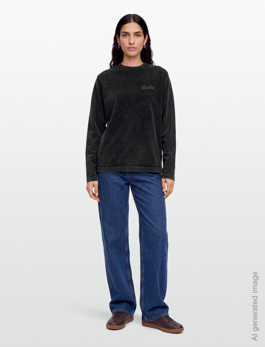 Pica Pica - DOLOMITI SOCIAL CLUB LS - langärmelige t-shirts - washed black - 4