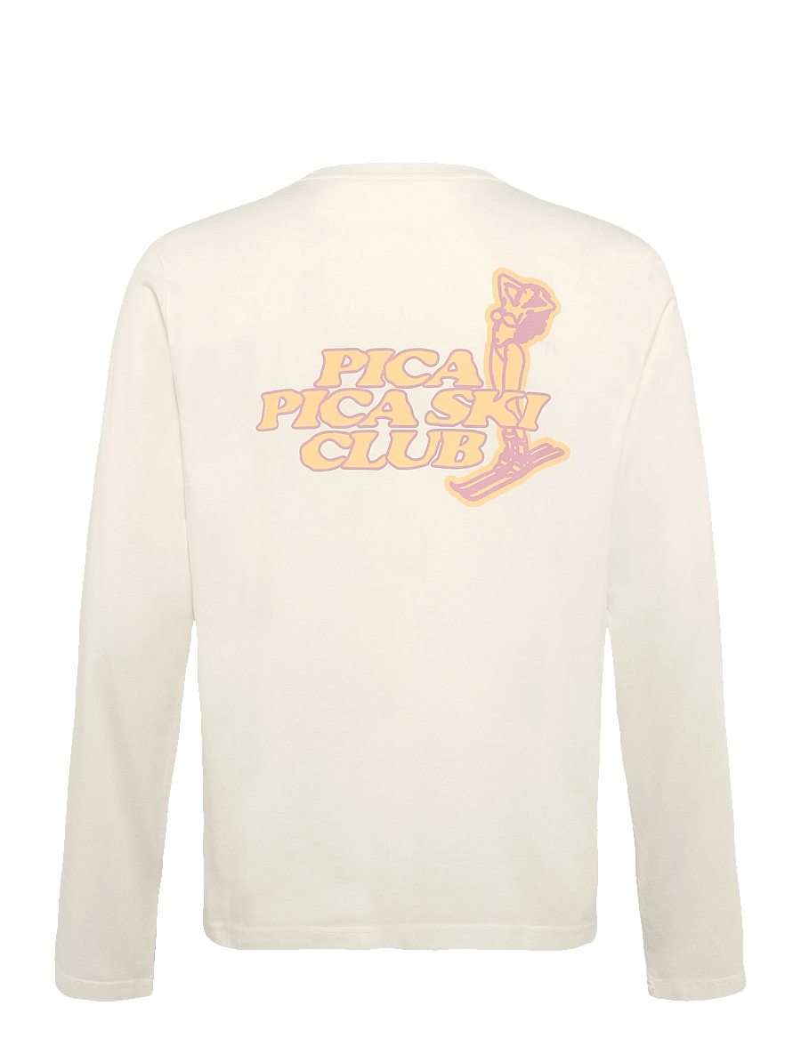 Pica Pica - PICA PICA SKI CLUB LS - långärmade t-shirts - creme white - 1