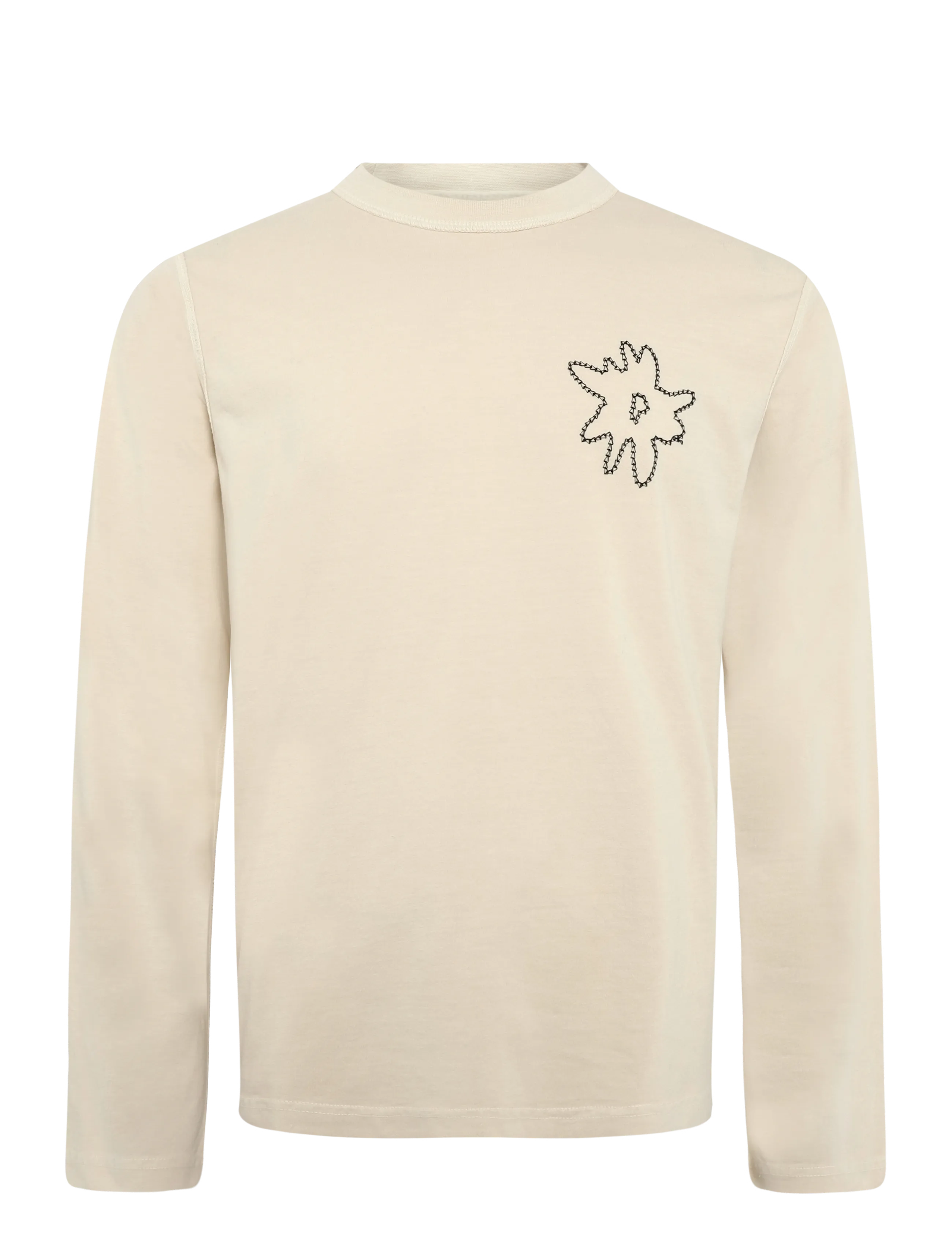 Pica Pica EDELWEISS CHEST FLOWER LS - Kleidung - WASHED CREME / cream