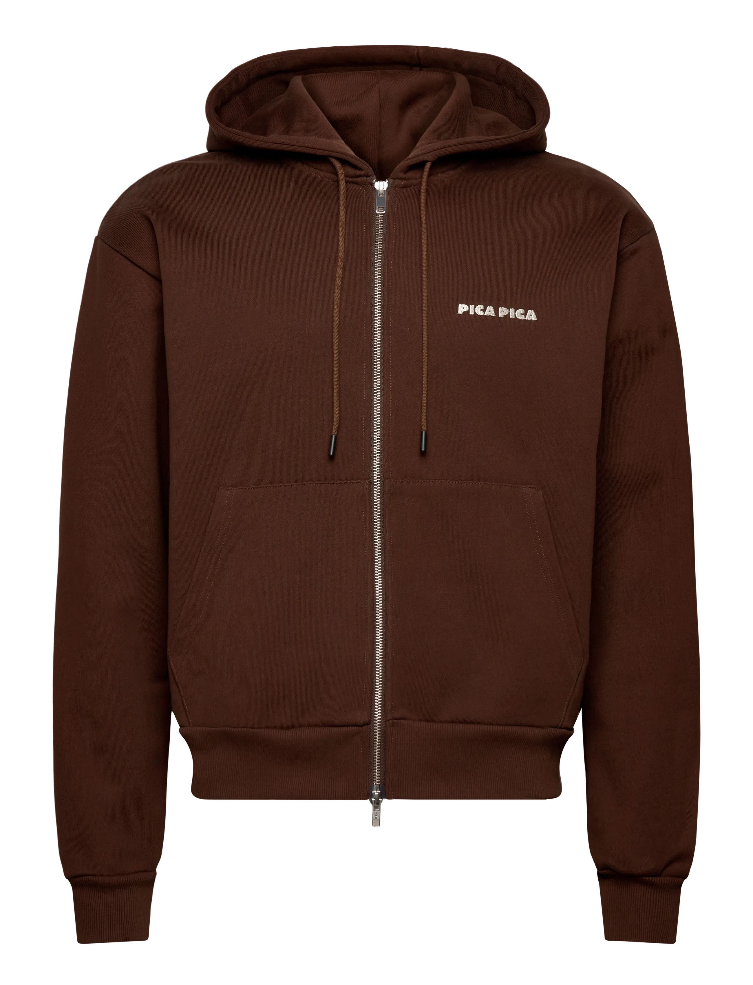 Pica Pica MEHDI ZIP HOODIE - DSC - New arrivals - ESPRESSO BROWN / brown