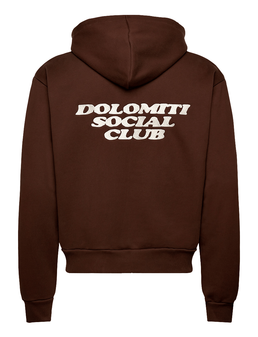 Pica Pica - MEHDI ZIP HOODIE - DSC - hoodies - espresso brown - 1