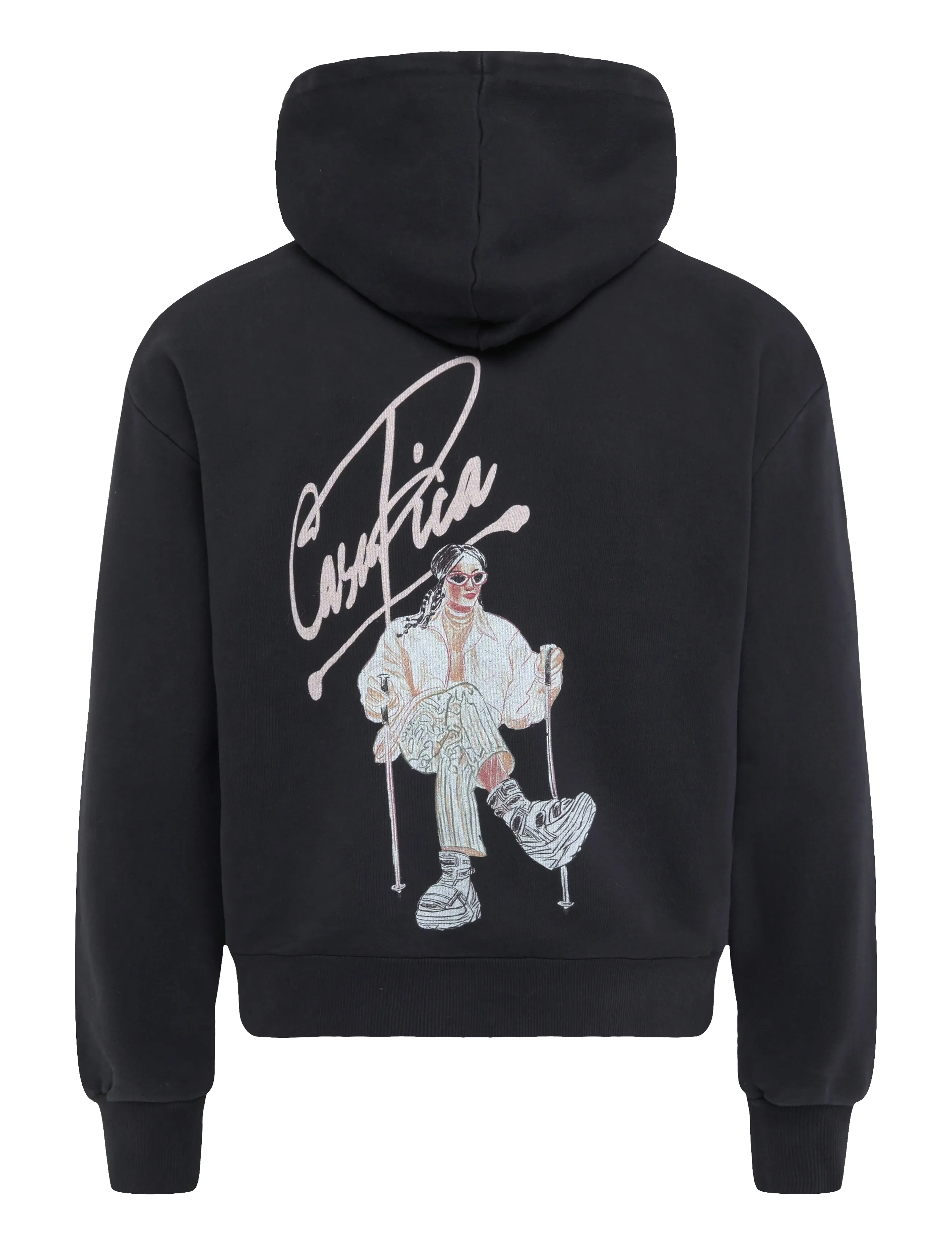 Pica Pica - PALO HOODIE - RAGAZZA SCI - kapuzenpullover - washed black - 1