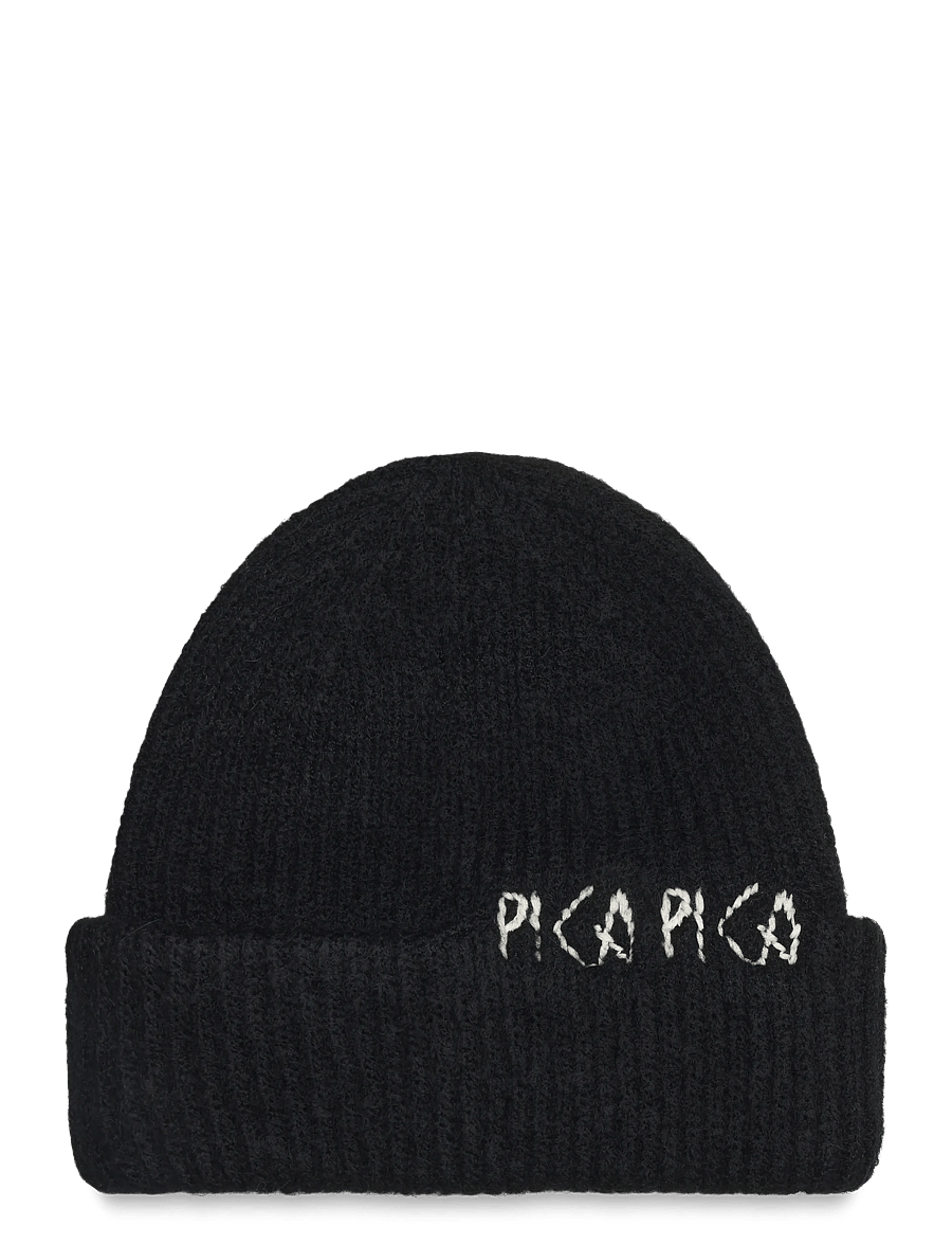 Pica Pica - WOOLBLEND BEANIE - nach stil kaufen - black - 0