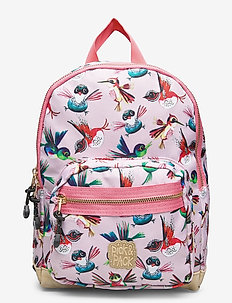 PICK&PACK Birds soft pink backpack, Pick & Pack