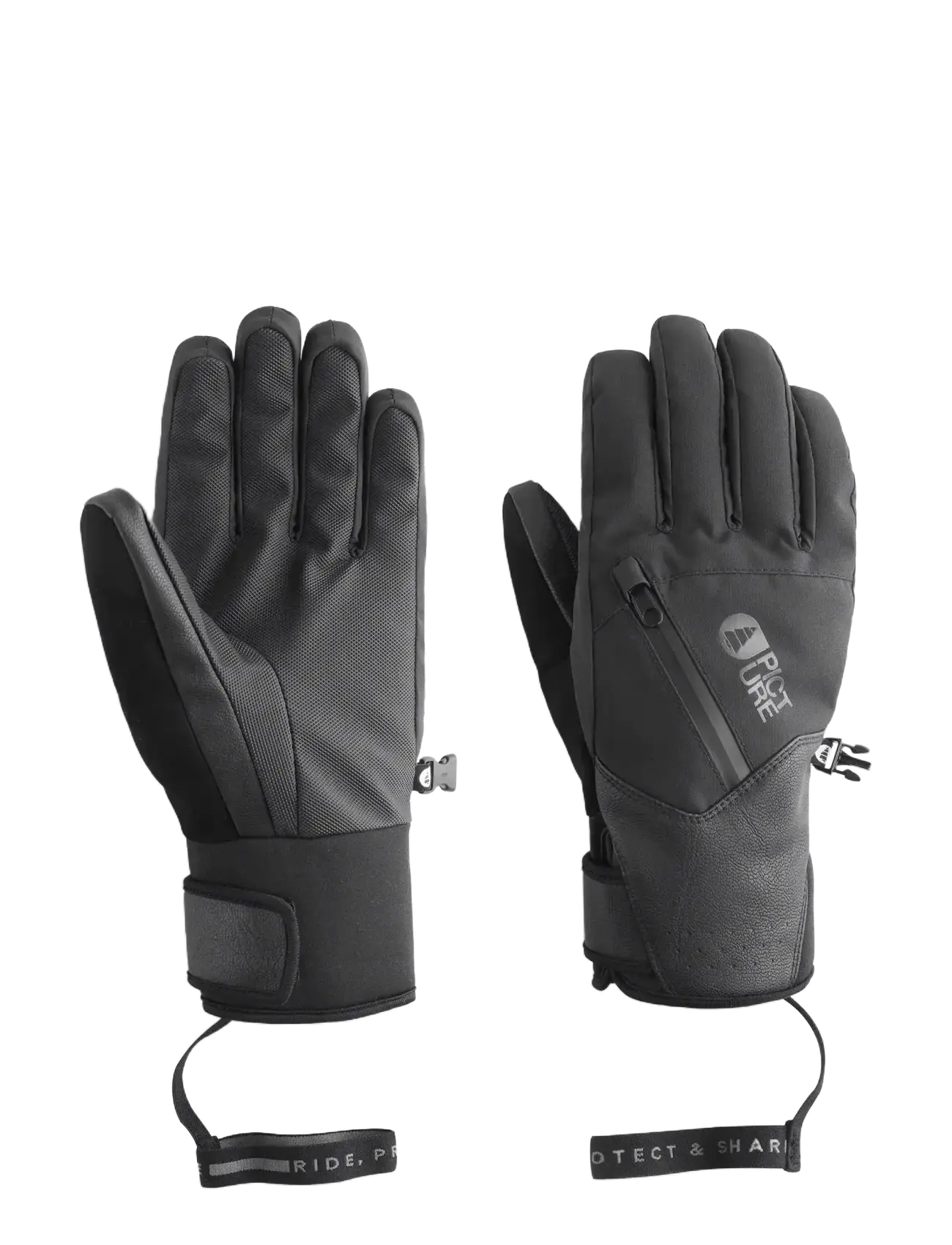 PICTURE ORGANIC CLOTHING Kakisa Gloves, Skihandsker, Sort, Str: 8