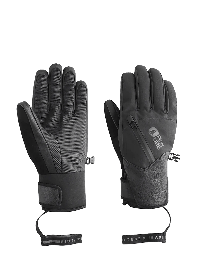 PICTURE ORGANIC CLOTHING - KAKISA GLOVES - fingervantar - a black - 0