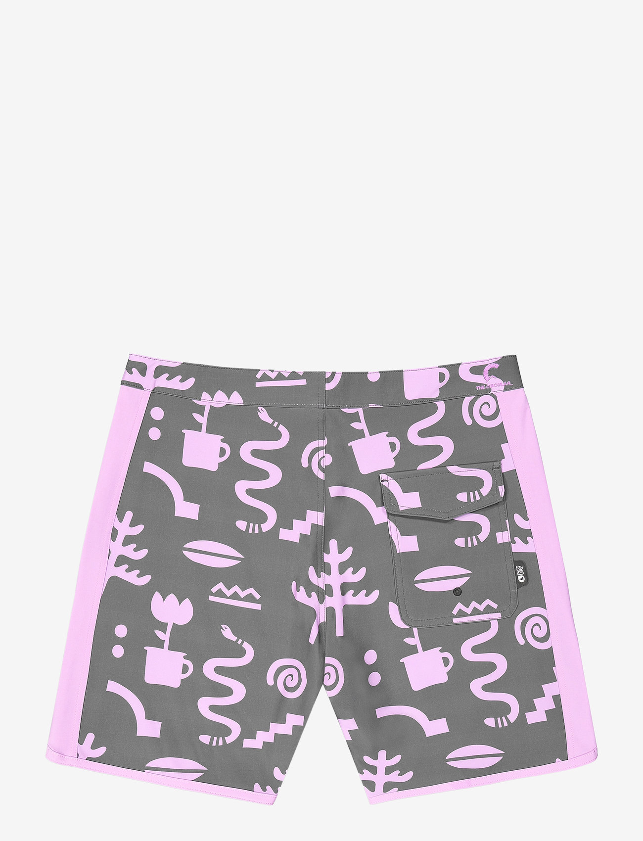 PICTURE ORGANIC CLOTHING - ANDY 17 PRINTED BRDS - badeshorts - c snake print - 1