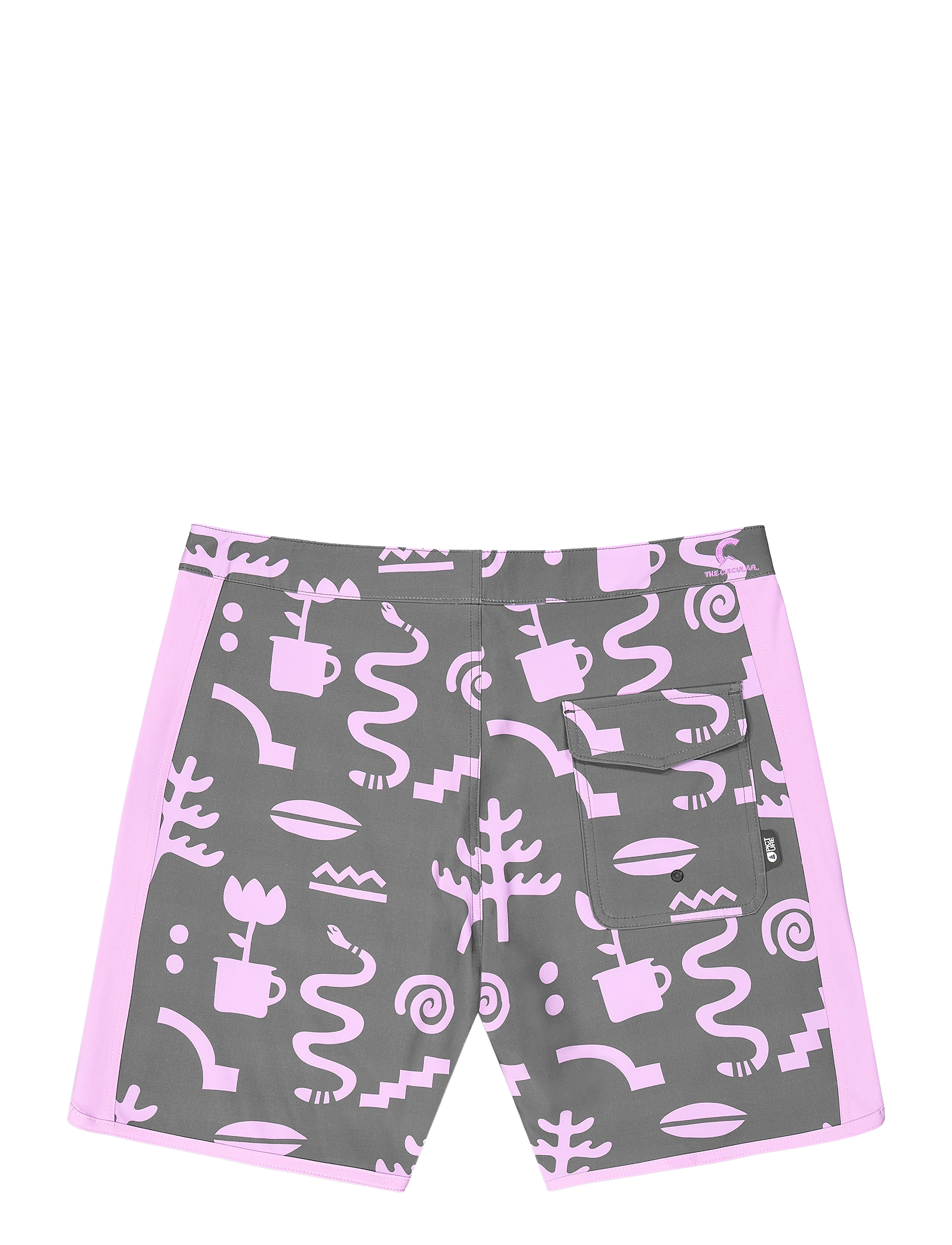 PICTURE ORGANIC CLOTHING - ANDY 17 PRINTED BRDS - shorts de bain - c snake print - 1