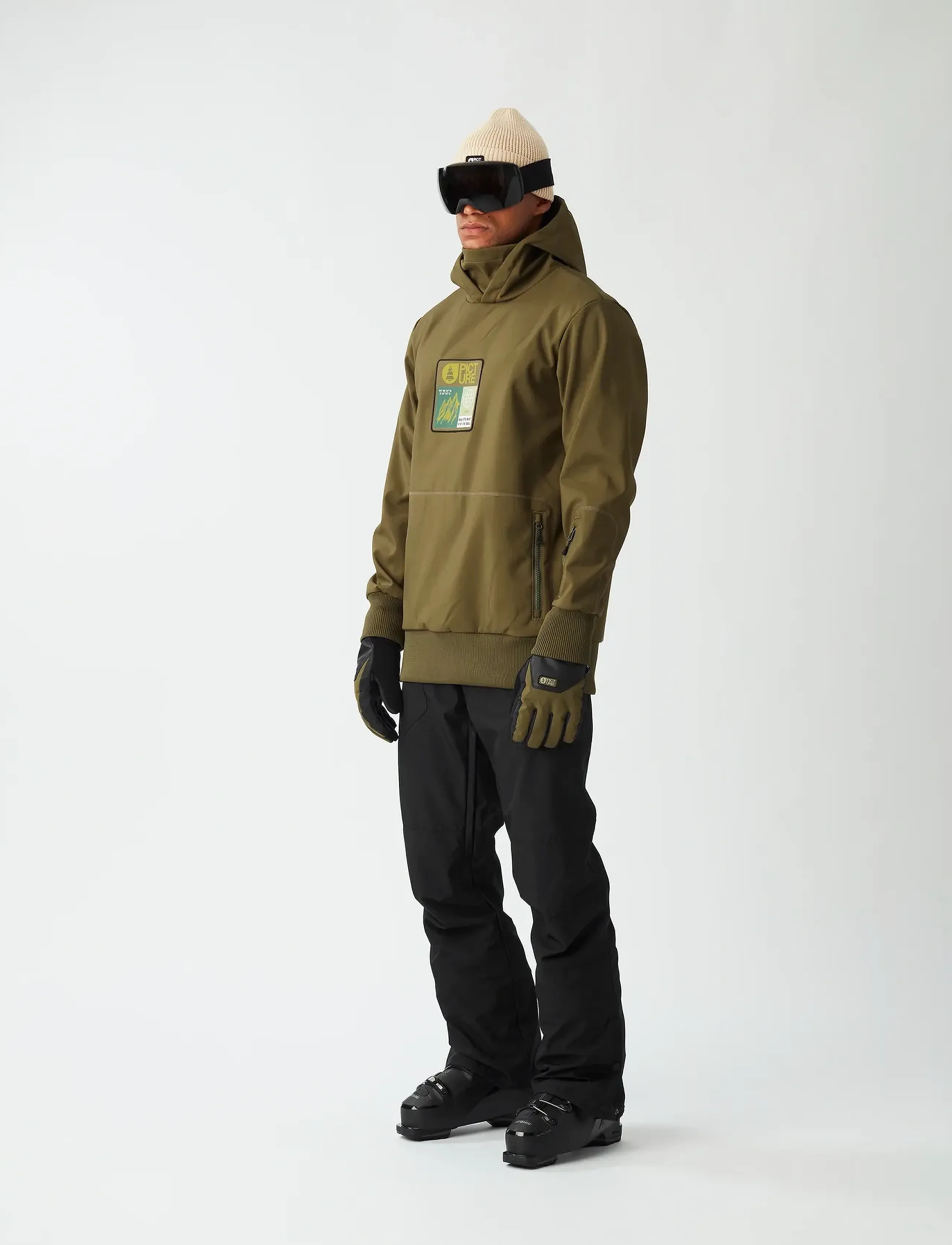 PICTURE ORGANIC CLOTHING - PLAN PANTS - skiing pants - a black - 4