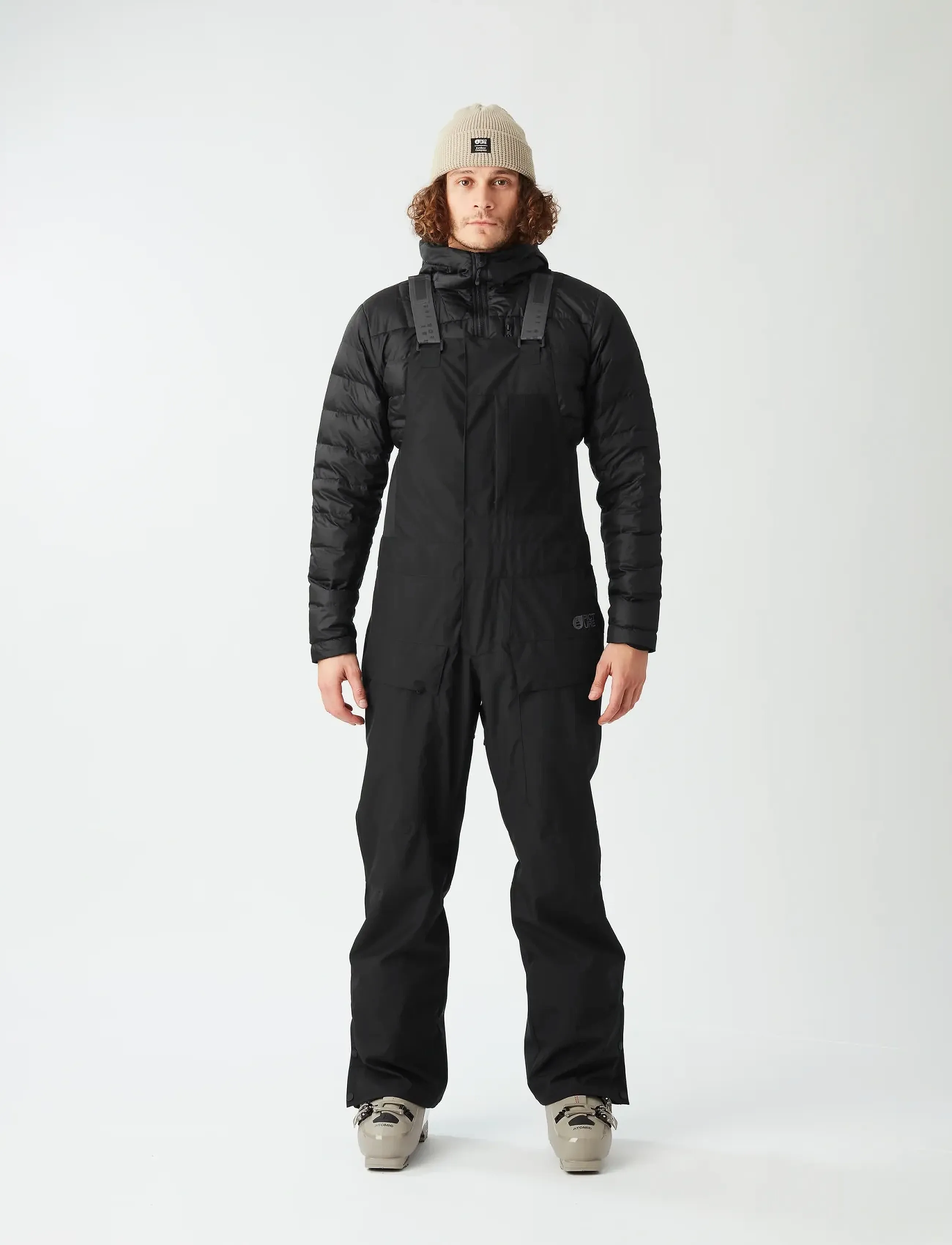 PICTURE ORGANIC CLOTHING - TESTY BIB PANTS - skibukser - a black - 3