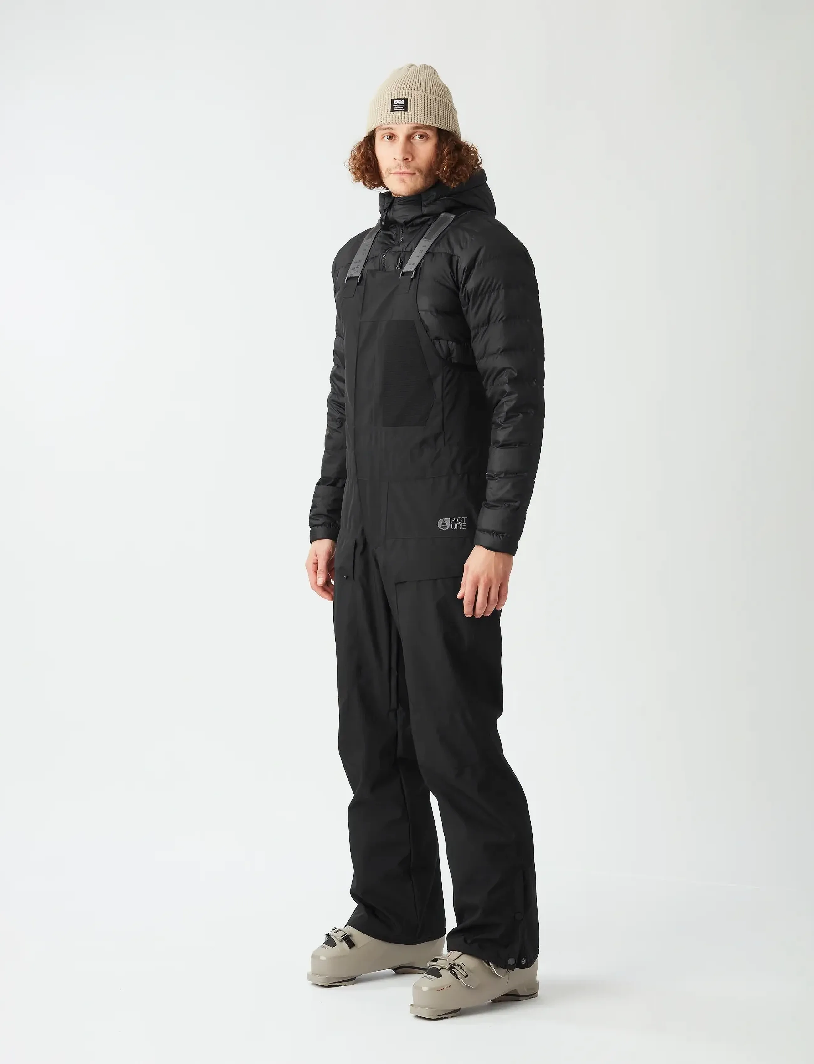 PICTURE ORGANIC CLOTHING - TESTY BIB PANTS - skibukser - a black - 4