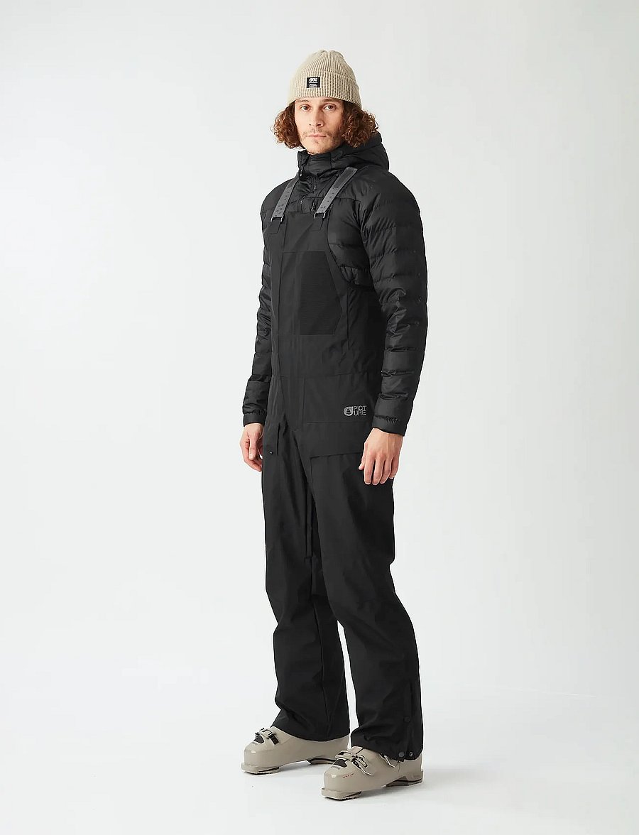 PICTURE ORGANIC CLOTHING - TESTY BIB PANTS - skihosen - a black - 4