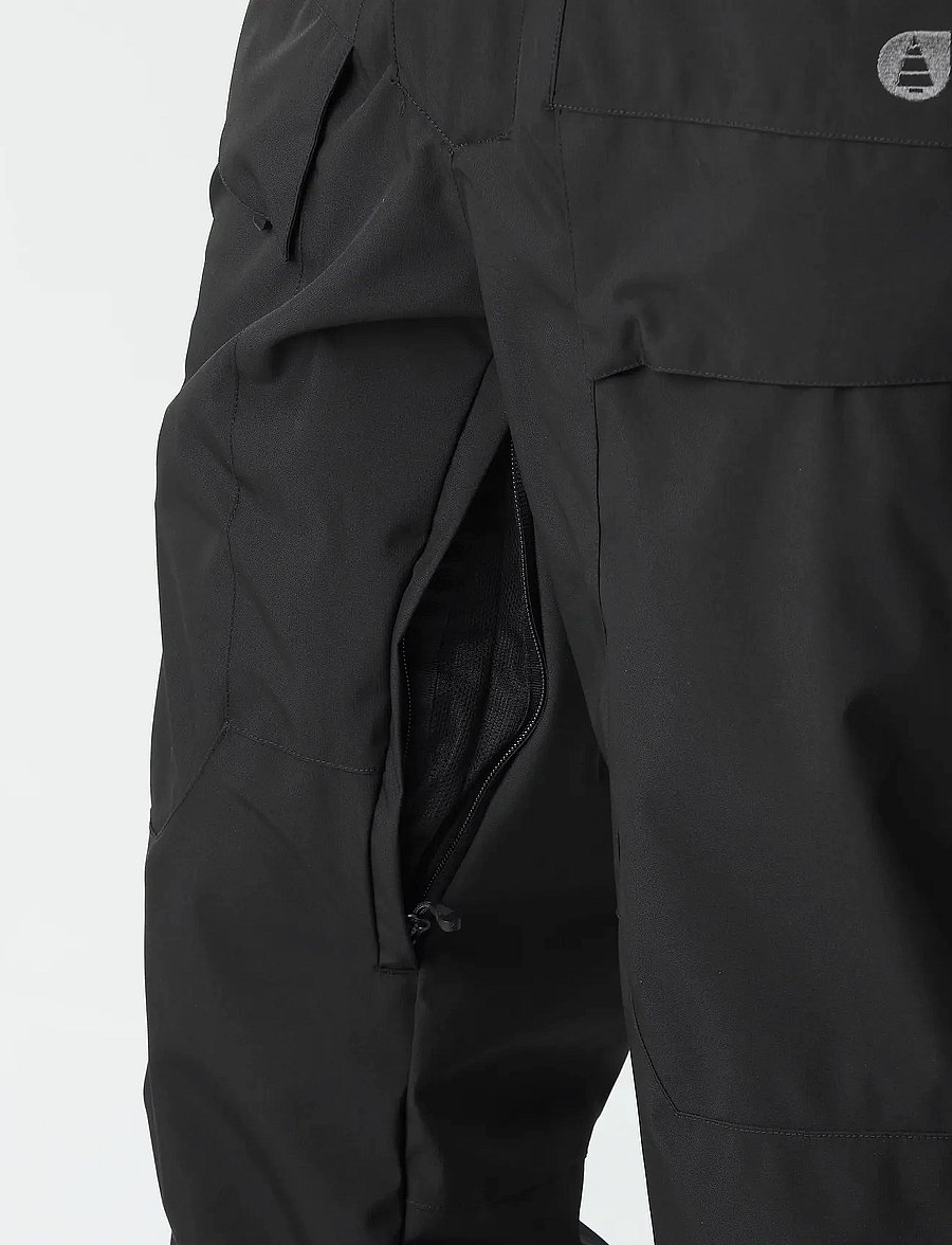 PICTURE ORGANIC CLOTHING - TESTY BIB PANTS - skihosen - a black - 5