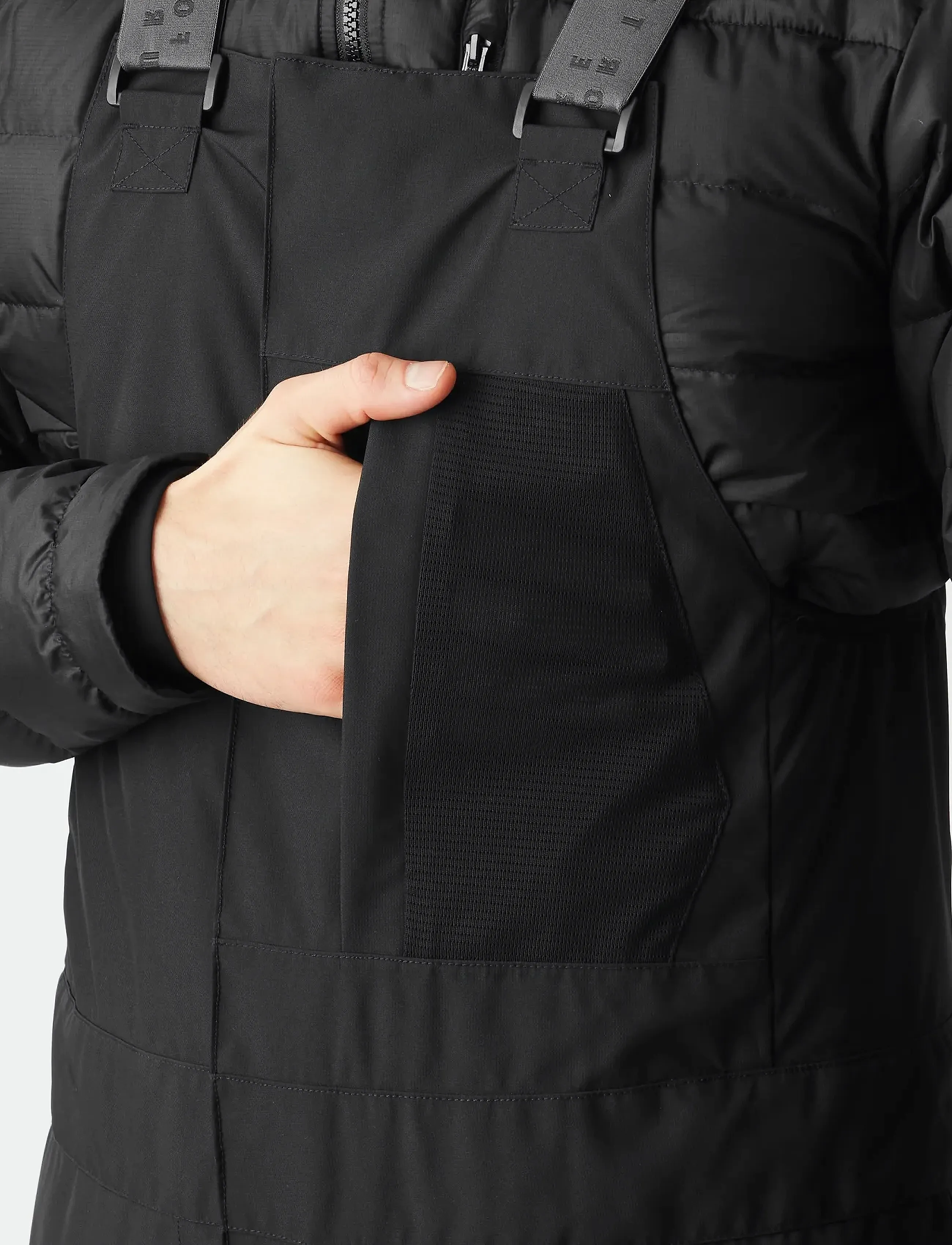 PICTURE ORGANIC CLOTHING TESTY BIB PANTS - Streetstyle - A BLACK / black