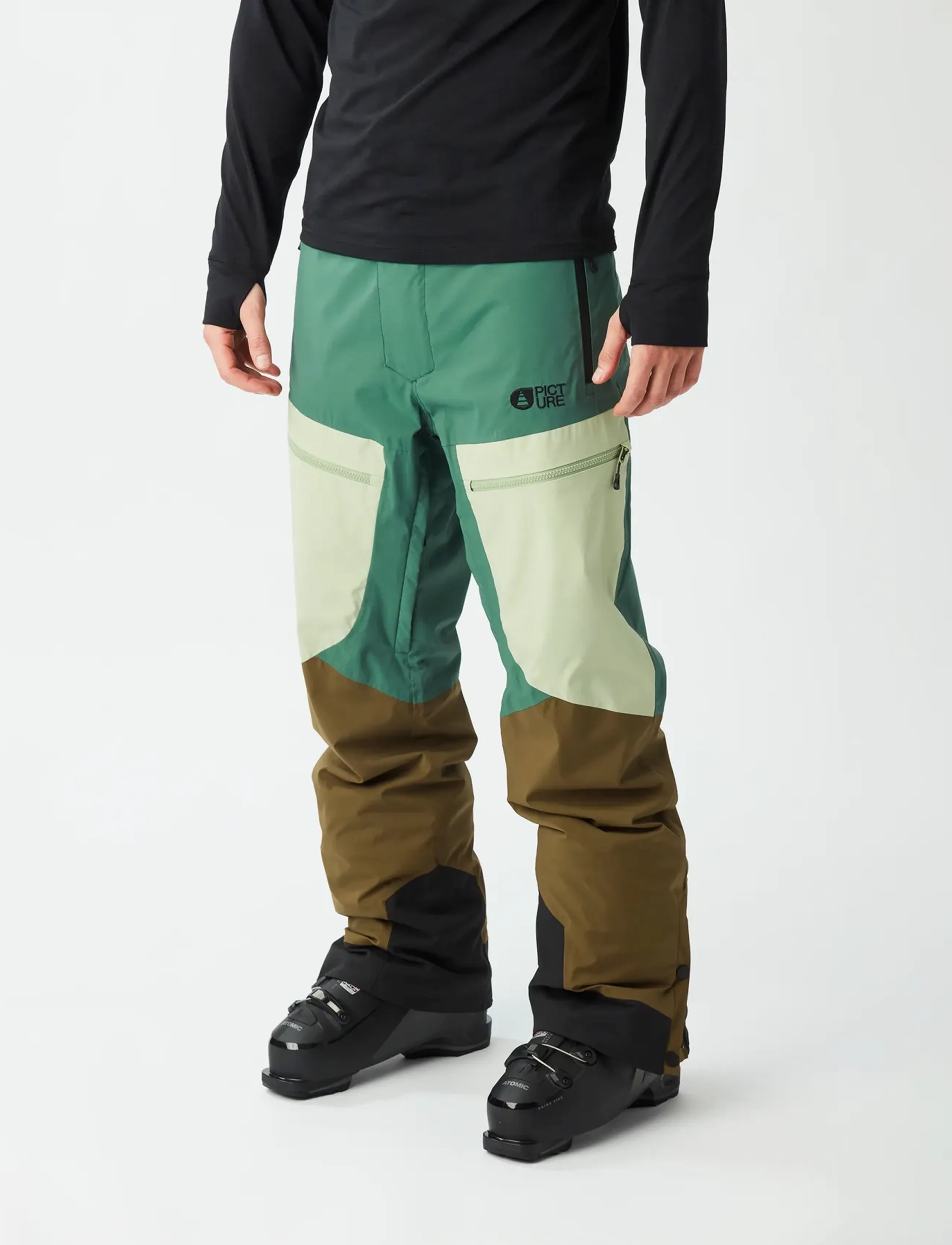 PICTURE ORGANIC CLOTHING - NAIKOON PANTS - skibukser - b smoke pine - 3