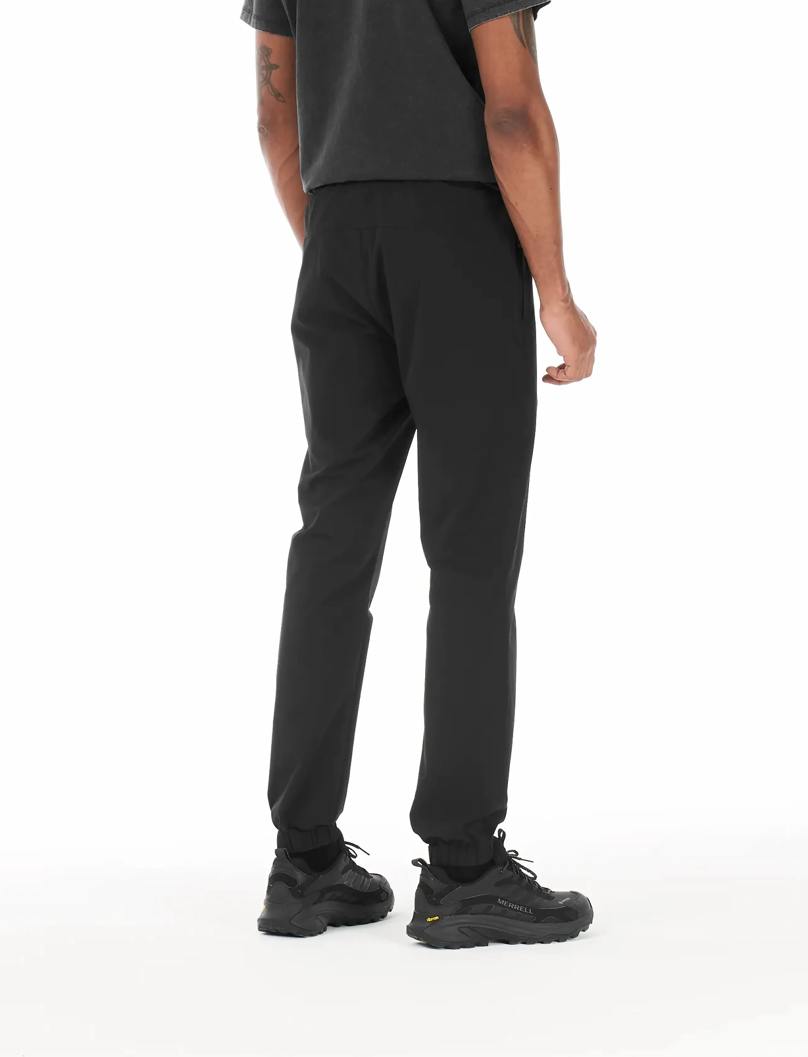 PICTURE ORGANIC CLOTHING - LENU STRECH PANTS - spordipüksid - a black - 4