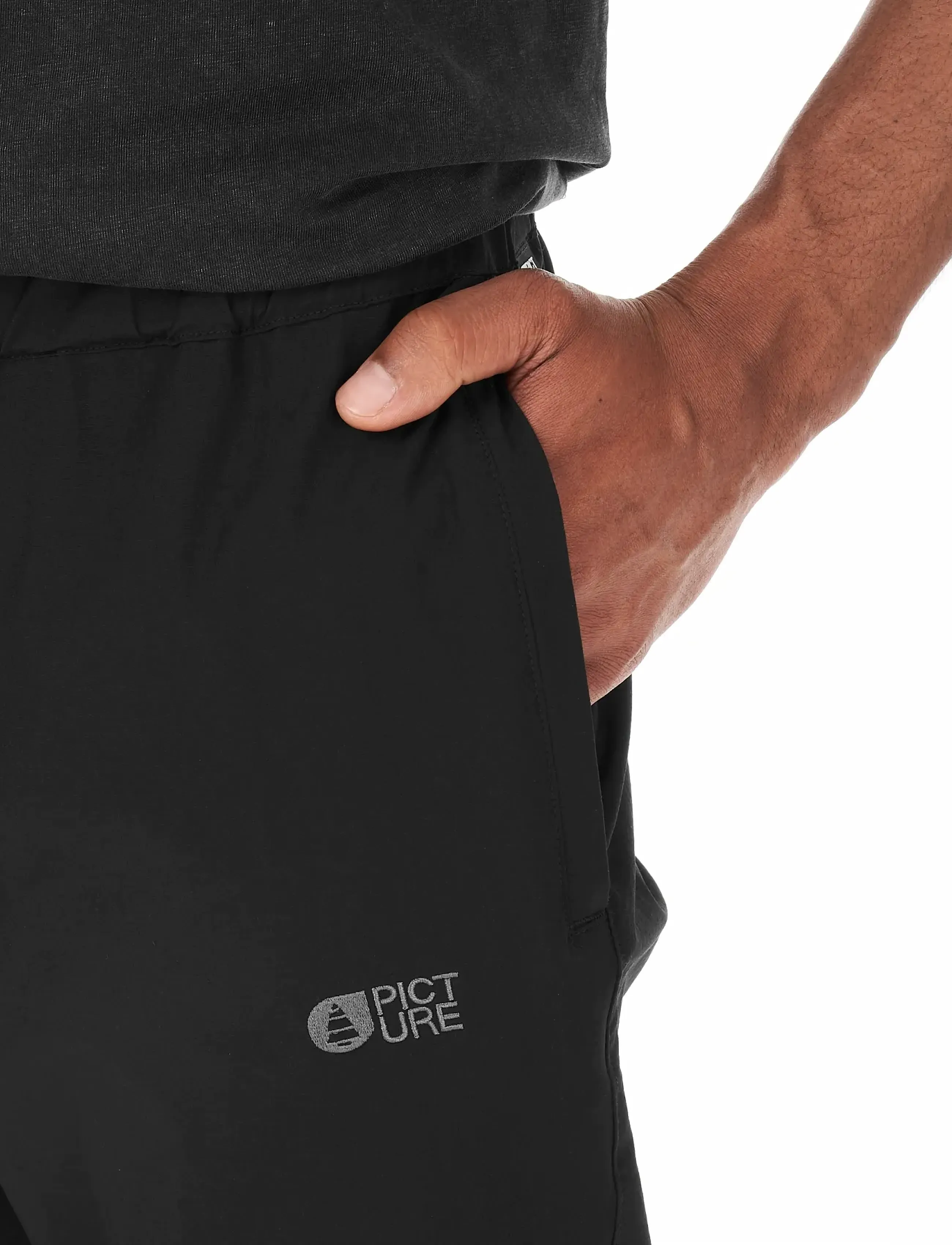PICTURE ORGANIC CLOTHING - LENU STRECH PANTS - spordipüksid - a black - 5