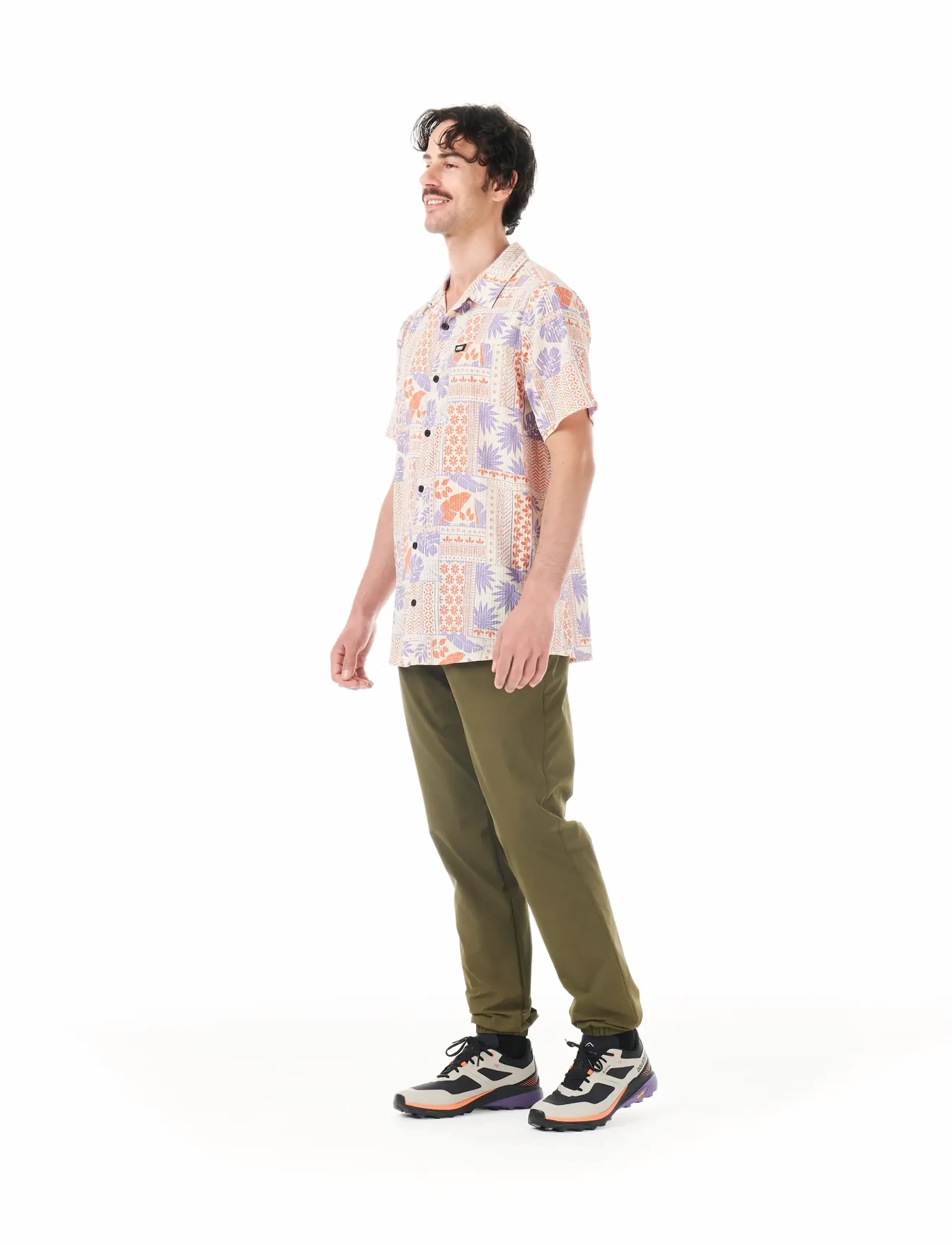 PICTURE ORGANIC CLOTHING Lenu Strech Pants, S, Khaki green, Sport Pants > Sport Training Pants, Herre