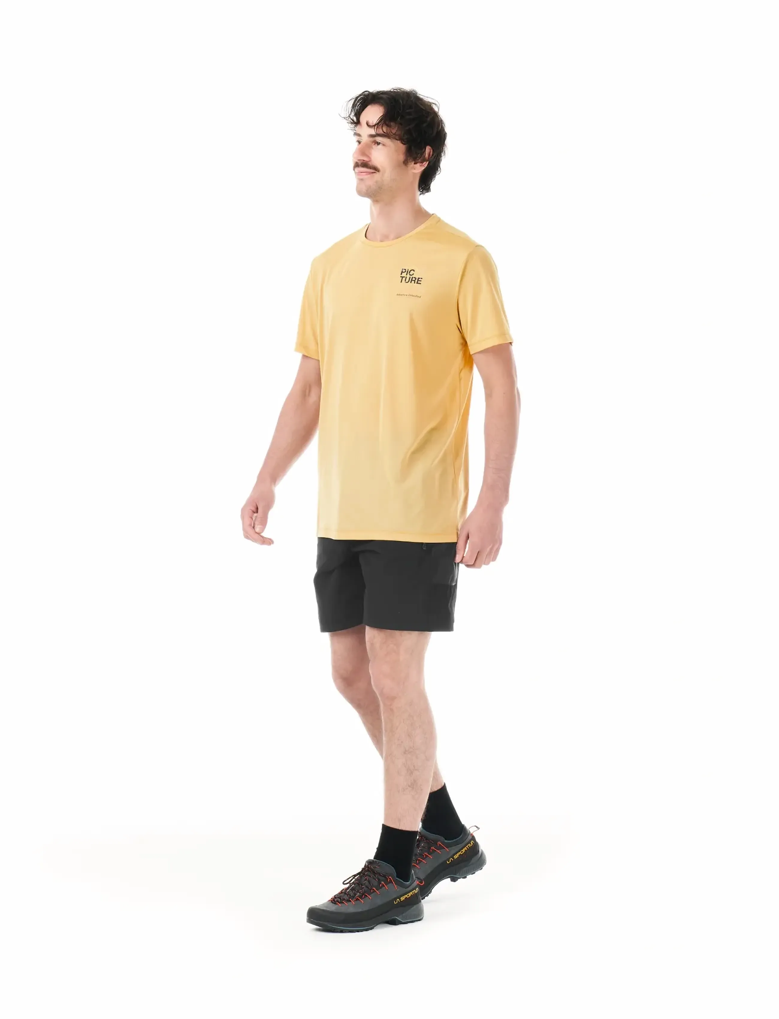 PICTURE ORGANIC CLOTHING Shooner Stretch Shorts, 28, Sport Schwarz - Outdoor Männerswear