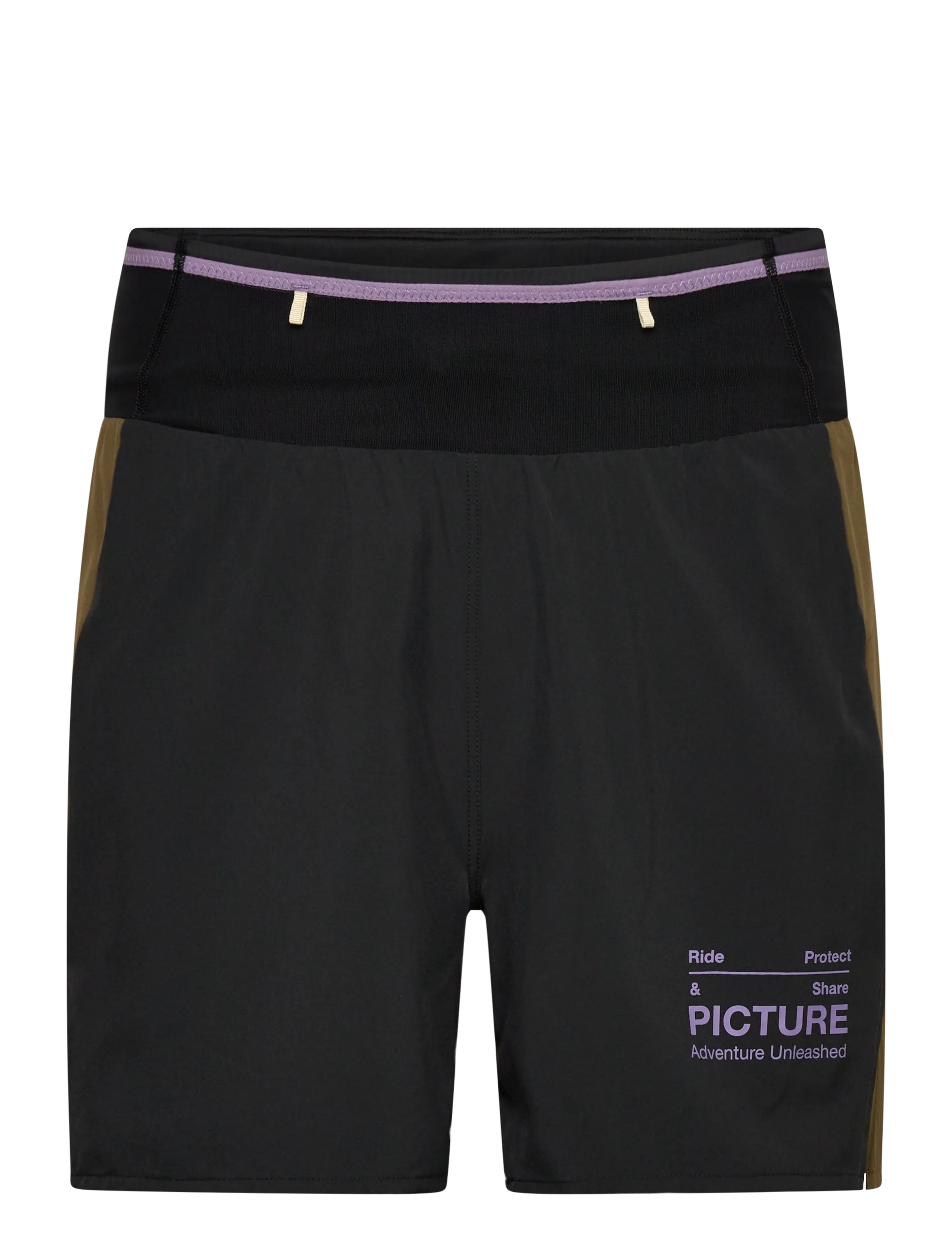 PICTURE ORGANIC CLOTHING Woodah Stretch Shorts, L, Sport Schwarz - Outdoor Männerswear