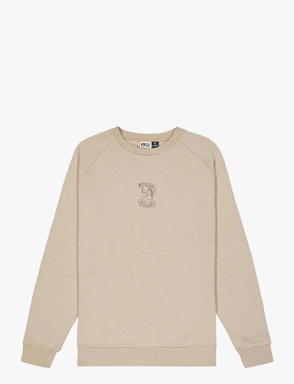 PICTURE ORGANIC CLOTHING - TERRA CREW - Överdelar - a plaza taupe - 1