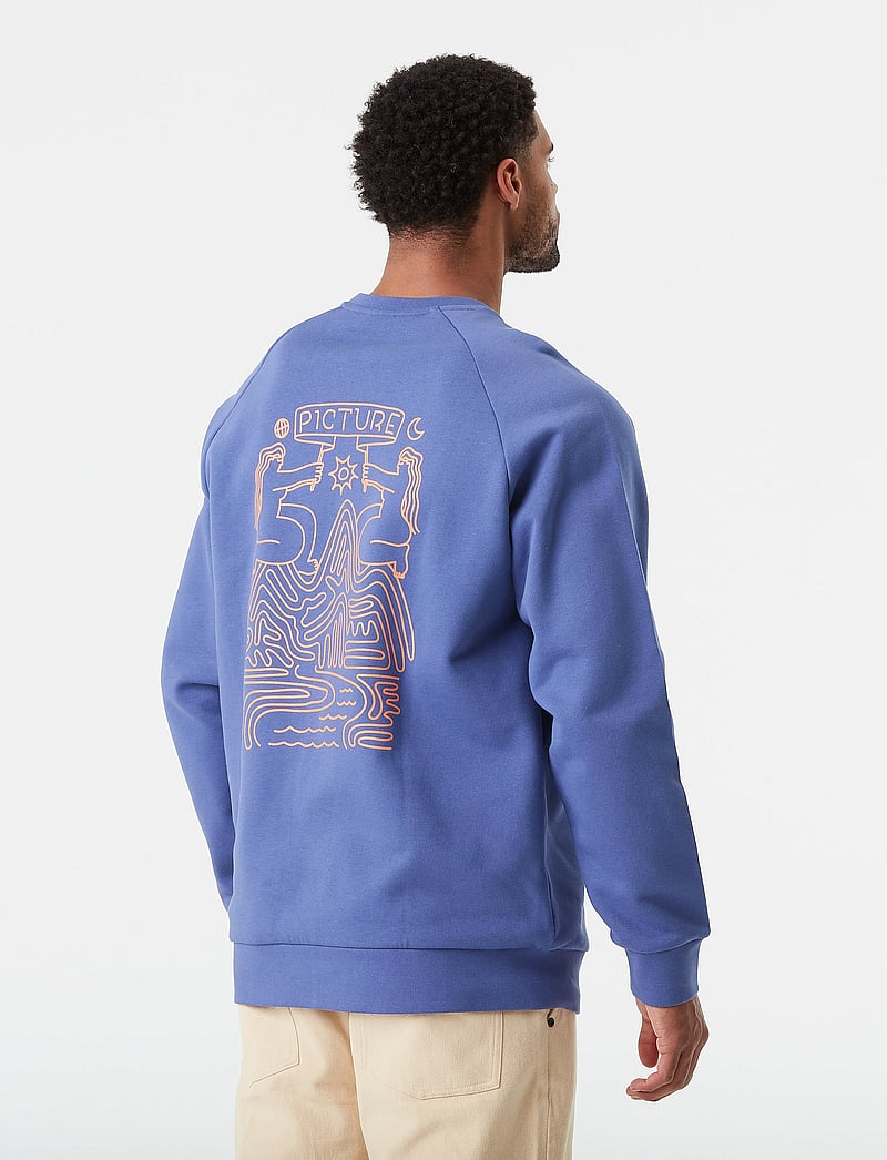 PICTURE ORGANIC CLOTHING - TERRA CREW - oberteile - b skipper blue - 4