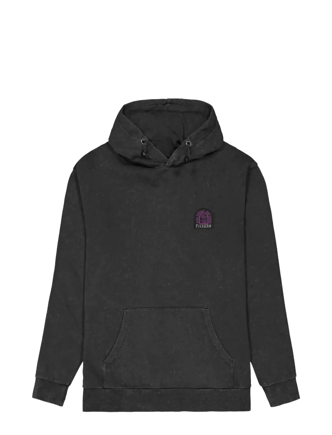 PICTURE ORGANIC CLOTHING PICTURIDE HOODIE - Huvtröjor - B BLACK WASHED / purple