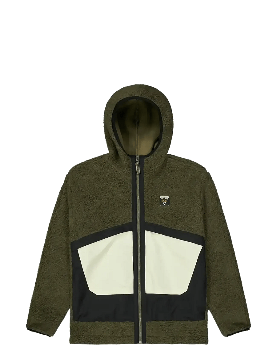 PICTURE ORGANIC CLOTHING - PMBTON ZIP HOODIE - vestes de printemps - a tobacco black - 1