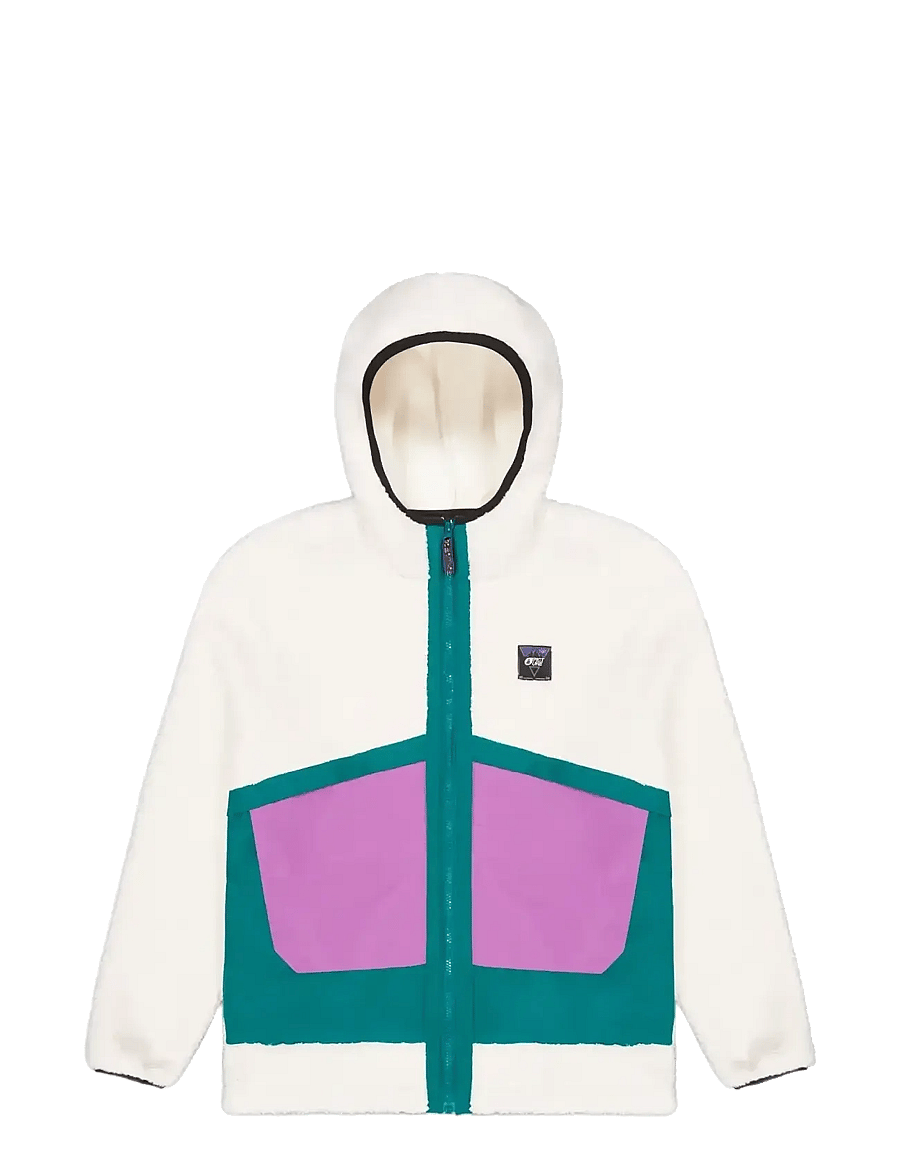 PICTURE ORGANIC CLOTHING - PMBTON ZIP HOODIE - vårjackor - b tofu deep water - 1
