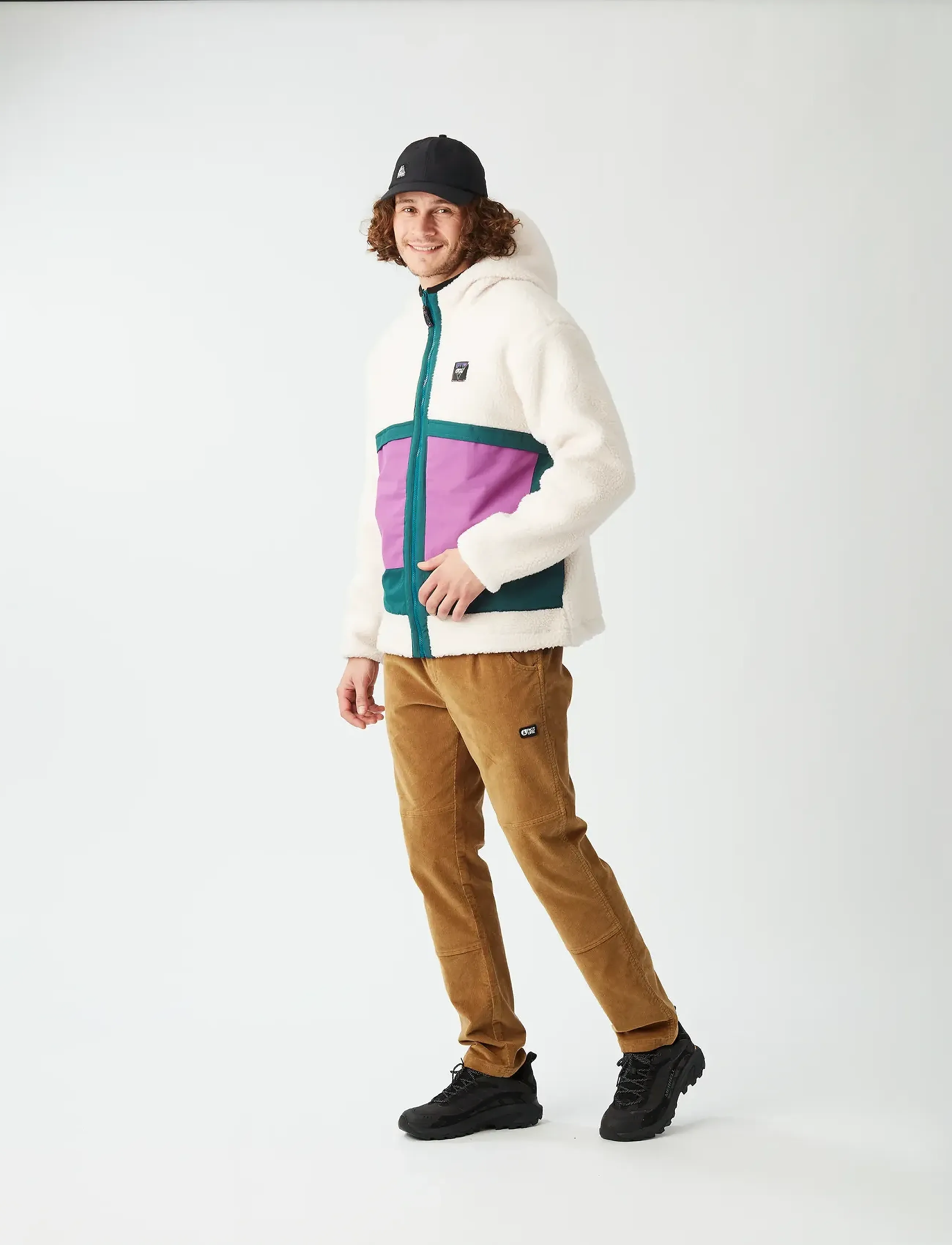 PICTURE ORGANIC CLOTHING Pmbton Zip Hoodie, XL, Jackets, Mehrfarbig/gemustert - Light Männerswear