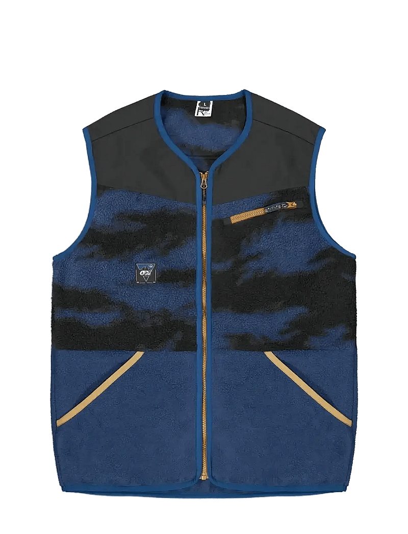 PICTURE ORGANIC CLOTHING - GAMVIK FLEECE VEST - gilets sans manches - a patriot blue retro fusi - 1