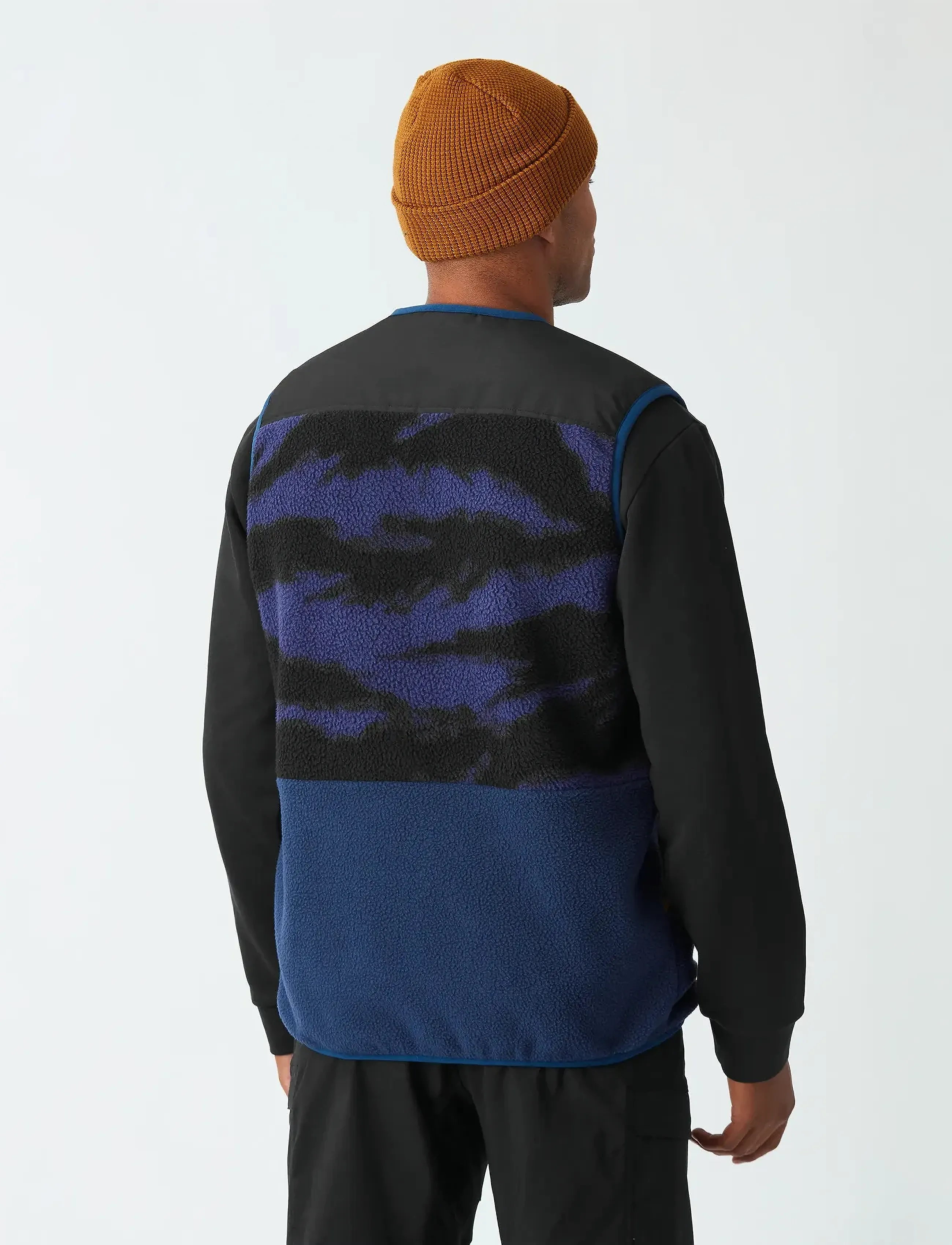 PICTURE ORGANIC CLOTHING Gamvik Fleece Vest, Mænd, Fleecevest, Blå, Str: S