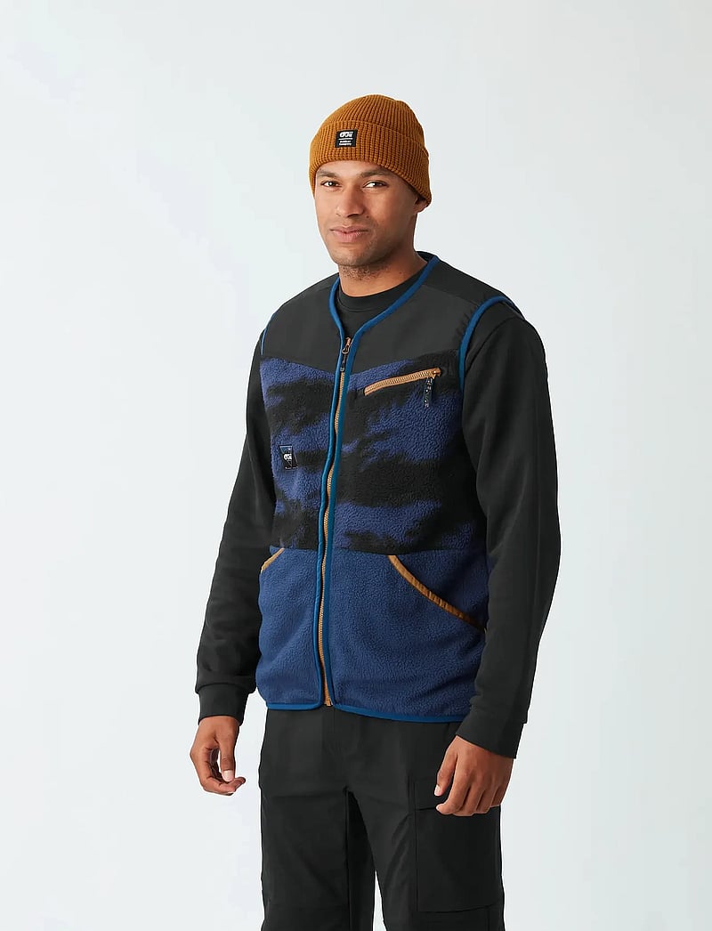 PICTURE ORGANIC CLOTHING - GAMVIK FLEECE VEST - gilets sans manches - a patriot blue retro fusi - 5