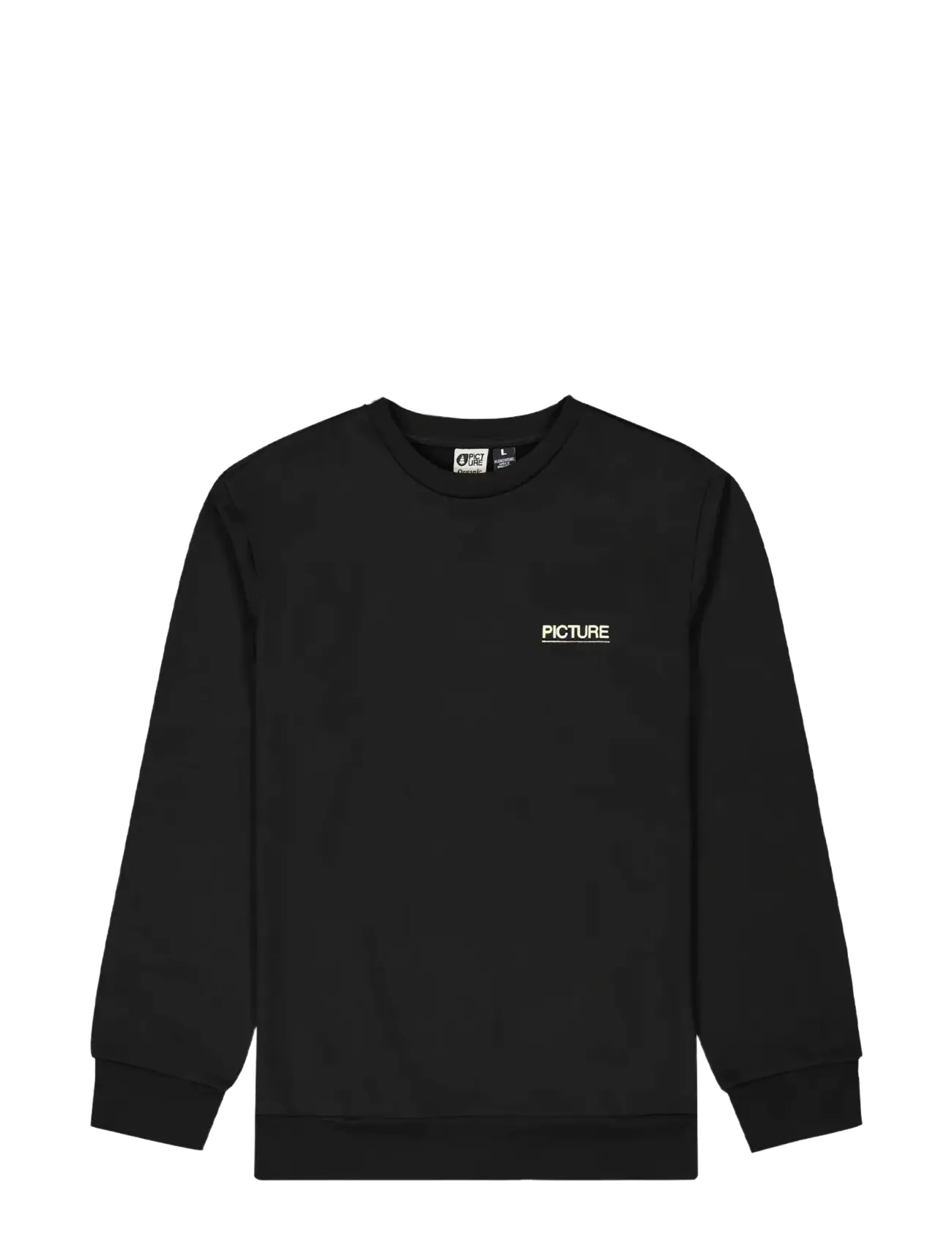 PICTURE ORGANIC CLOTHING Shakay Crew Schwarz - S - Herren