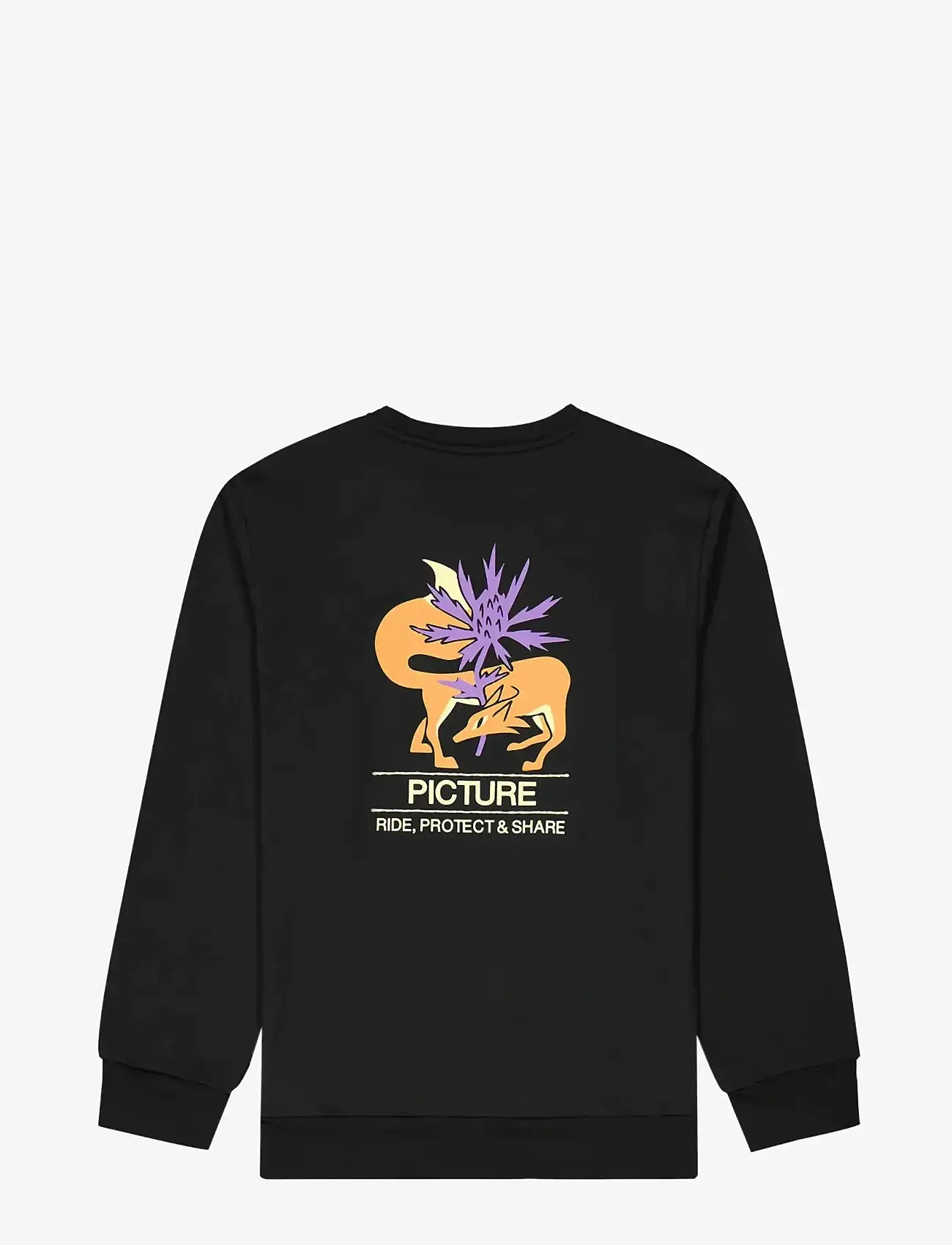 PICTURE ORGANIC CLOTHING - SHAKAY CREW - overdele - a black - 2