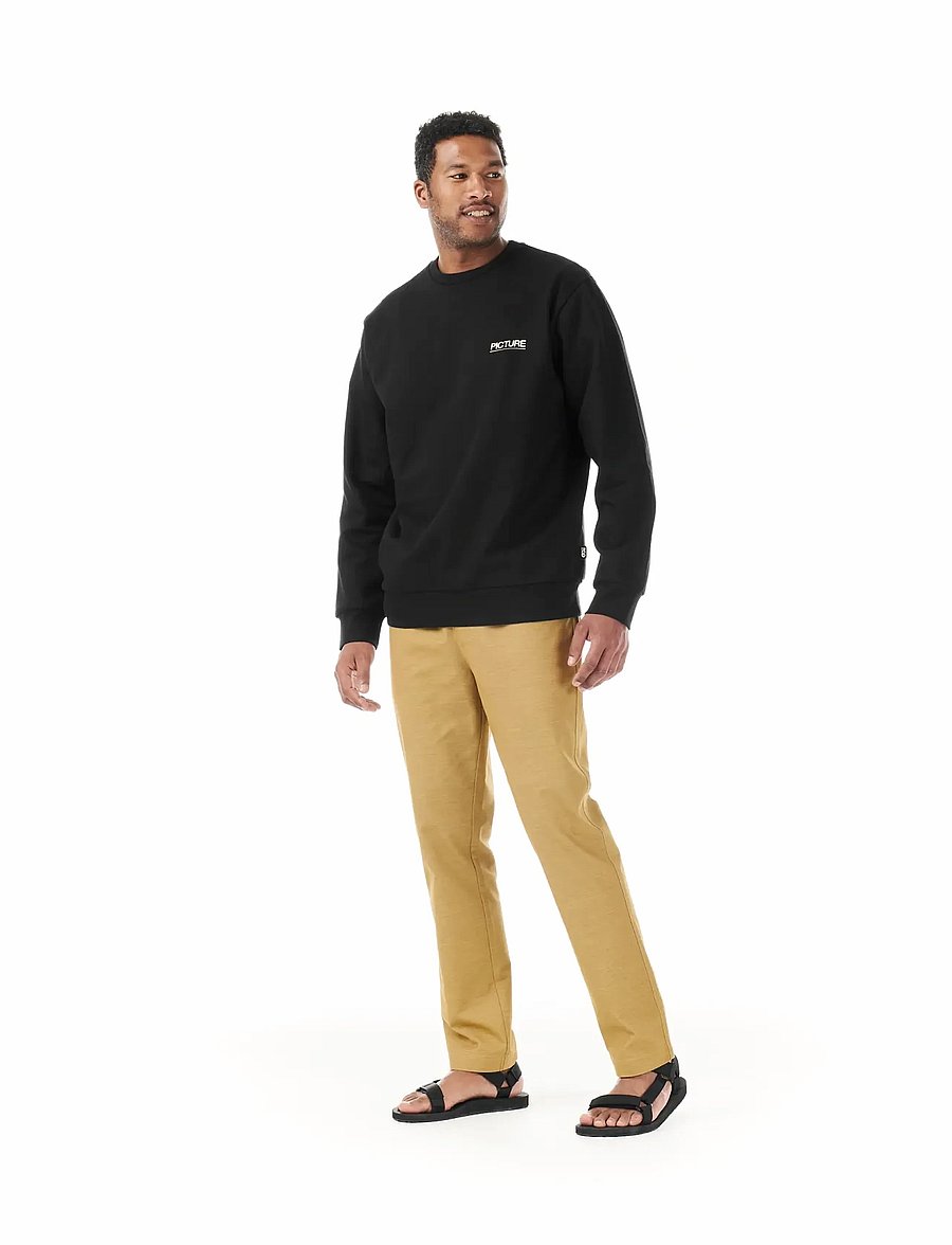 PICTURE ORGANIC CLOTHING - SHAKAY CREW - overdele - a black - 3