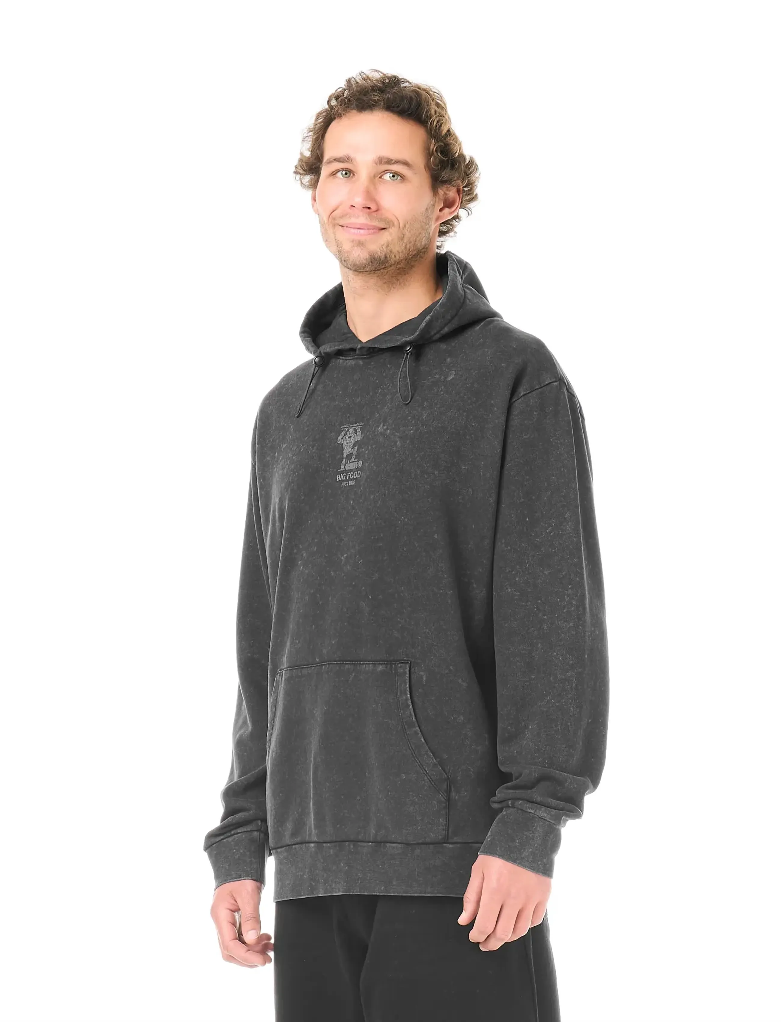 PICTURE ORGANIC CLOTHING BIGFOOT HOODIE - Kapuzenpullover - BLACK WASHED / black