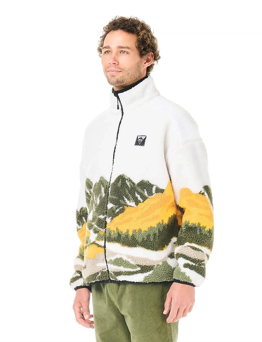 PICTURE ORGANIC CLOTHING - HAFDALS ZIP FLEECE - fleece & midlayer - grape leaf - 0