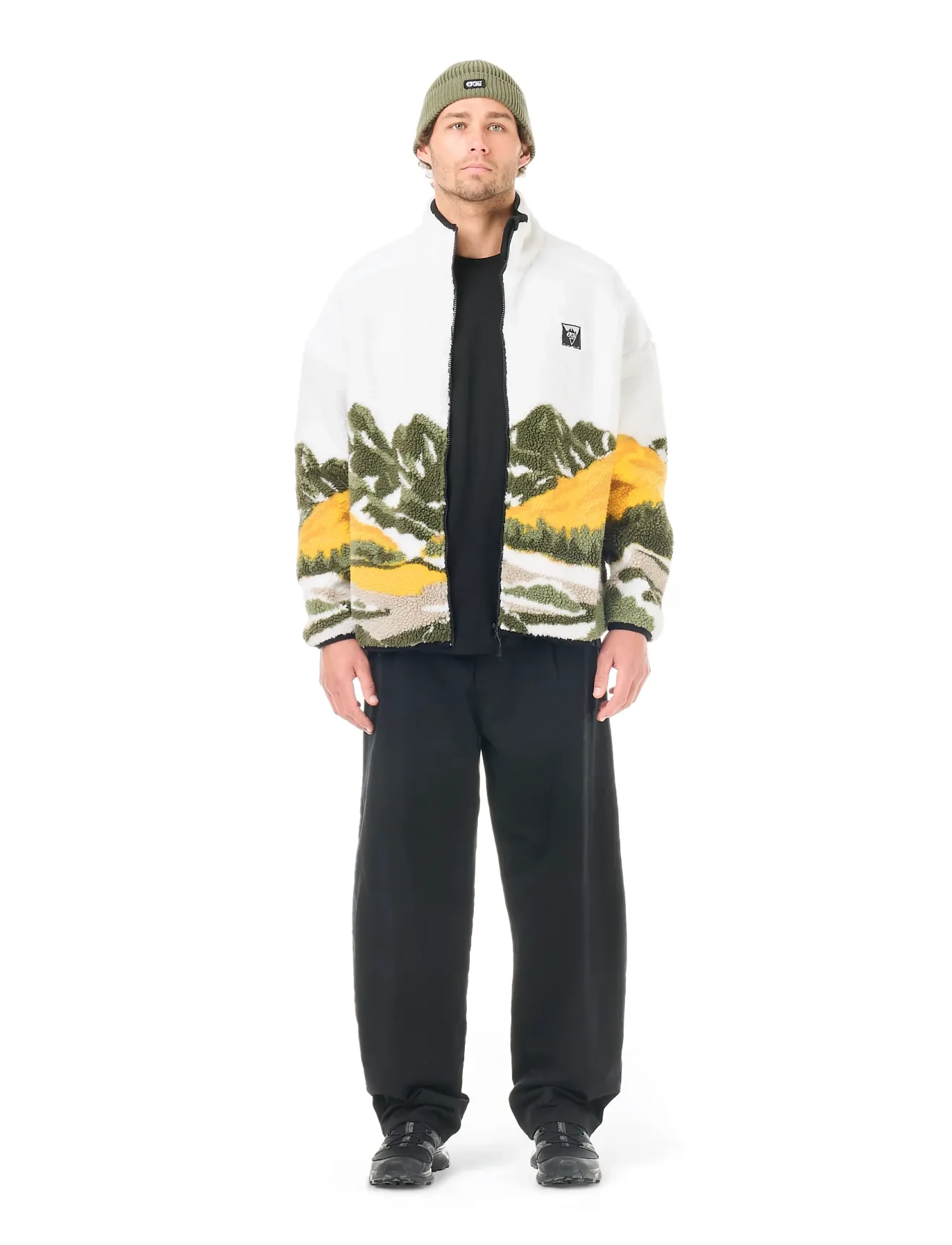 PICTURE ORGANIC CLOTHING - HAFDALS ZIP FLEECE - fleece & midlayer - grape leaf - 4