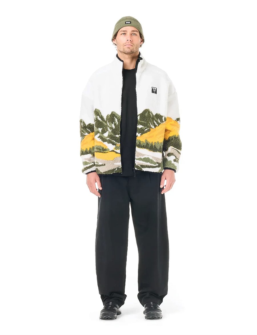 PICTURE ORGANIC CLOTHING - HAFDALS ZIP FLEECE - fleece & midlayer - grape leaf - 4