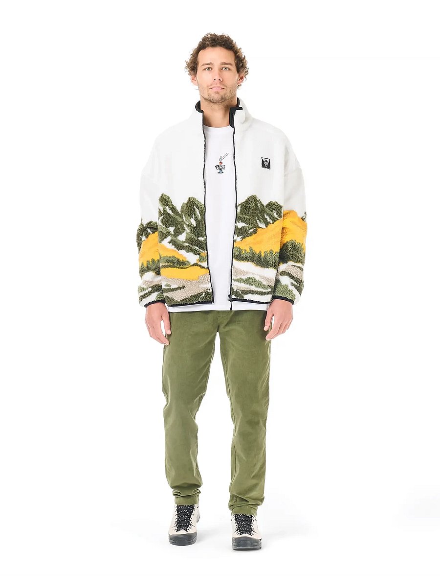 PICTURE ORGANIC CLOTHING - HAFDALS ZIP FLEECE - fleece & midlayer - grape leaf - 5