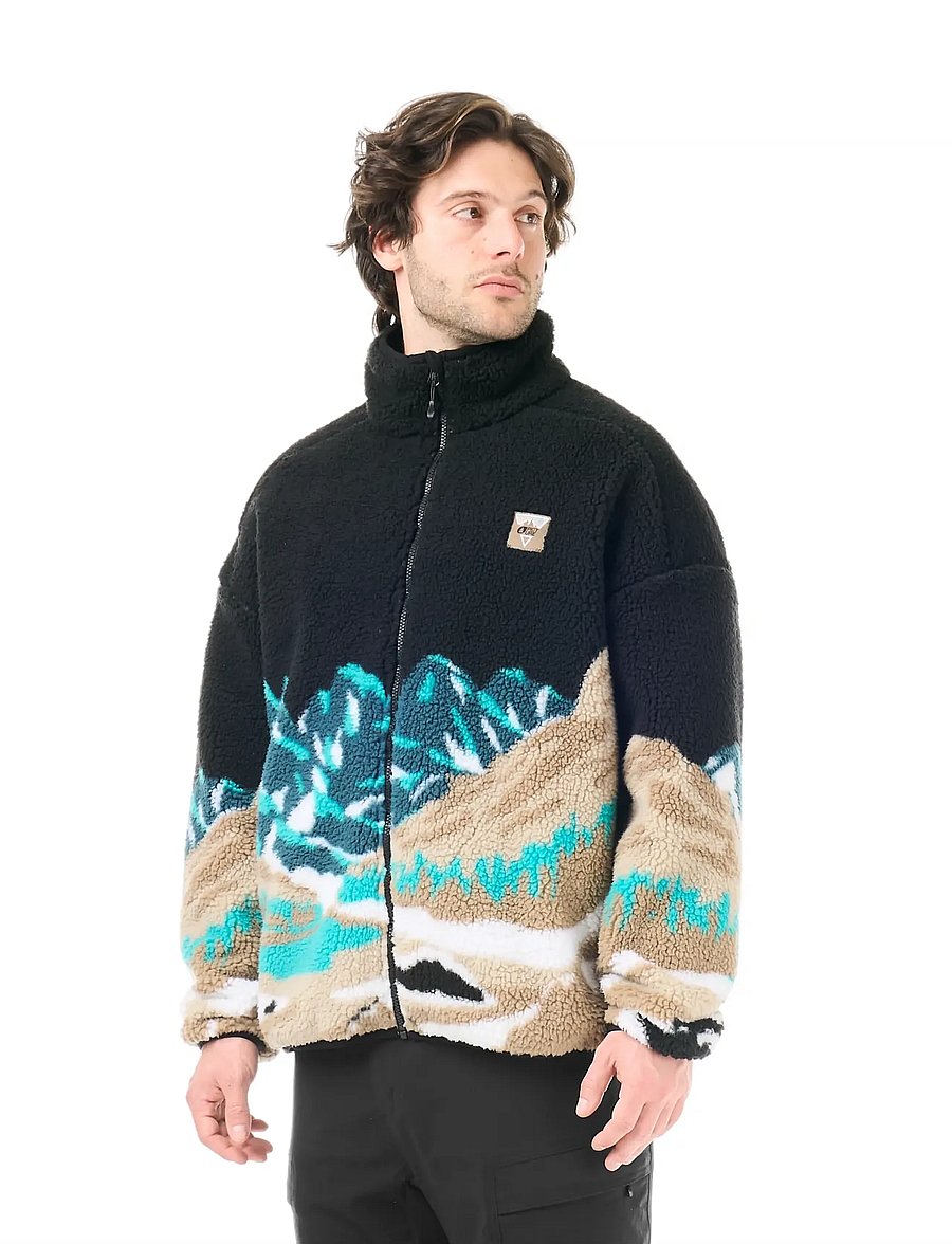 PICTURE ORGANIC CLOTHING - HAFDALS ZIP FLEECE - kampsunid ja vahekihid - pure cashmere - 0