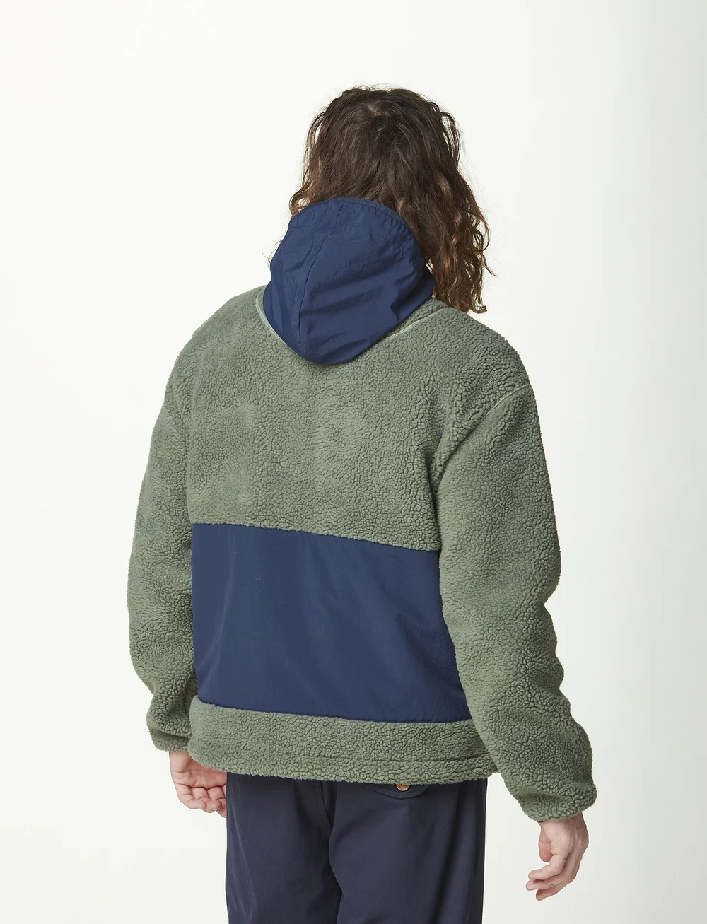 PICTURE ORGANIC CLOTHING - PEMBERTON ZIP FLEECE - fleece & midlayer - green spray dark blue - 4