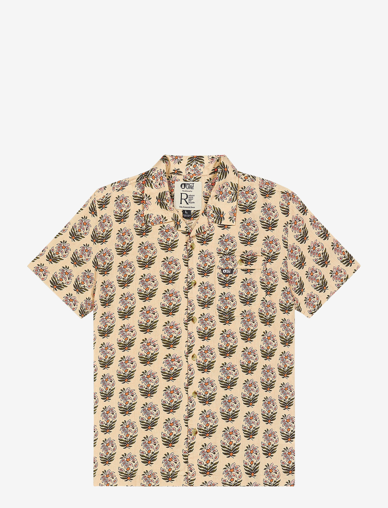 PICTURE ORGANIC CLOTHING - MOKARA SHIRT - toppar & t-shirts - a pistil print - 1