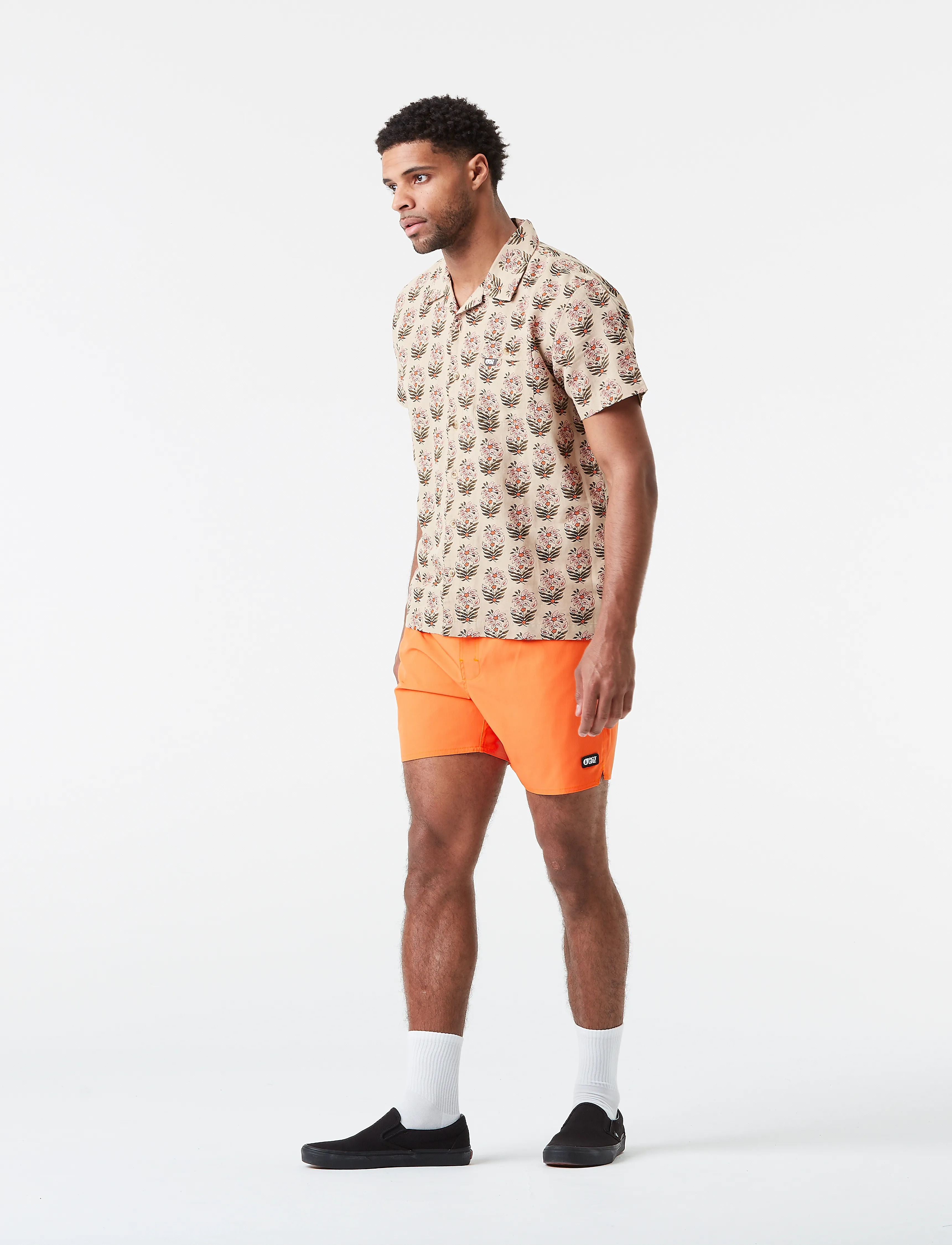 PICTURE ORGANIC CLOTHING MOKARA SHIRT - Skjorter - A PISTIL PRINT / beige