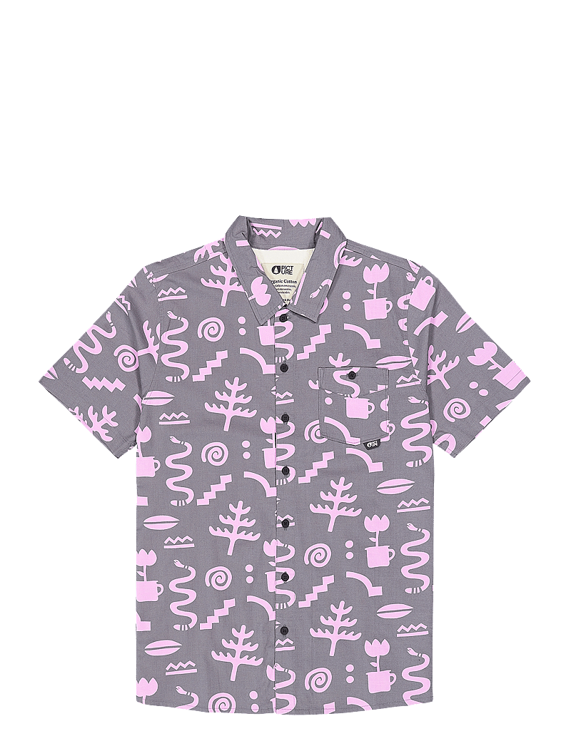 PICTURE ORGANIC CLOTHING - MATAIKONA SS SHIRT - toppar & t-shirts - b snake print - 1